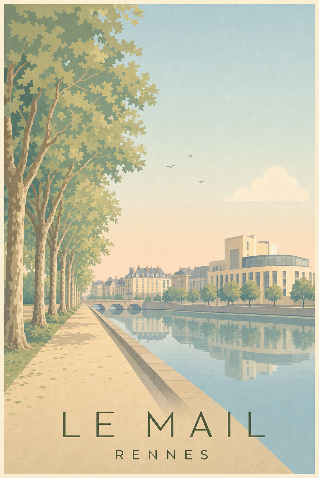 Affiche du Mail à Rennes