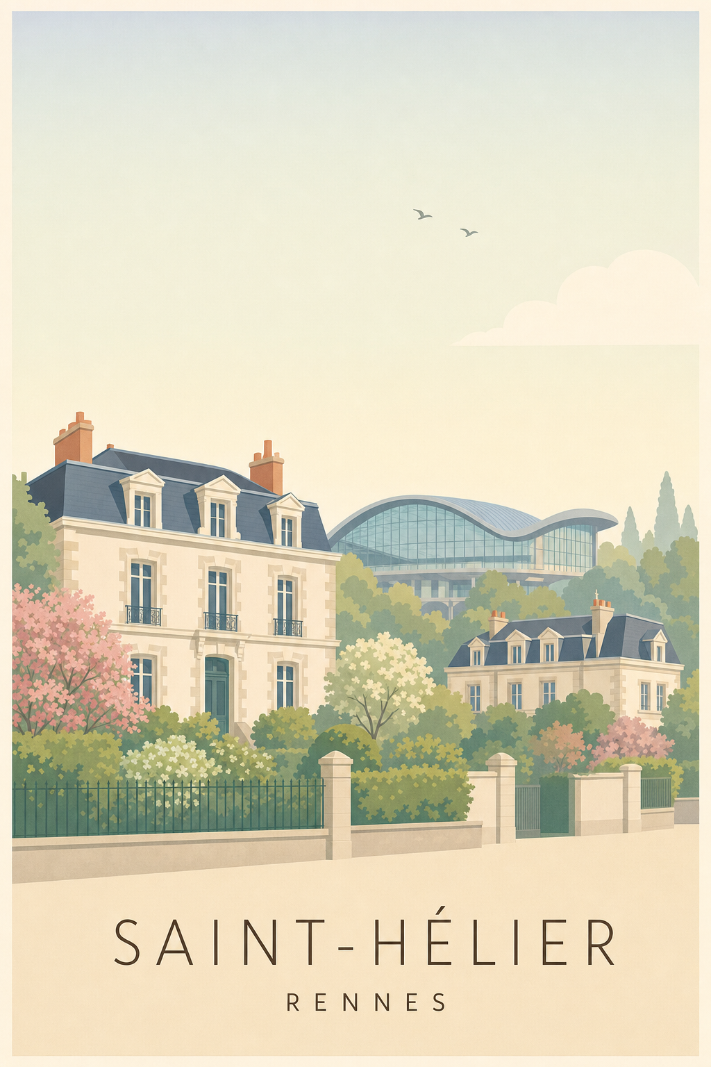Affiche de Saint-Hélier à Rennes