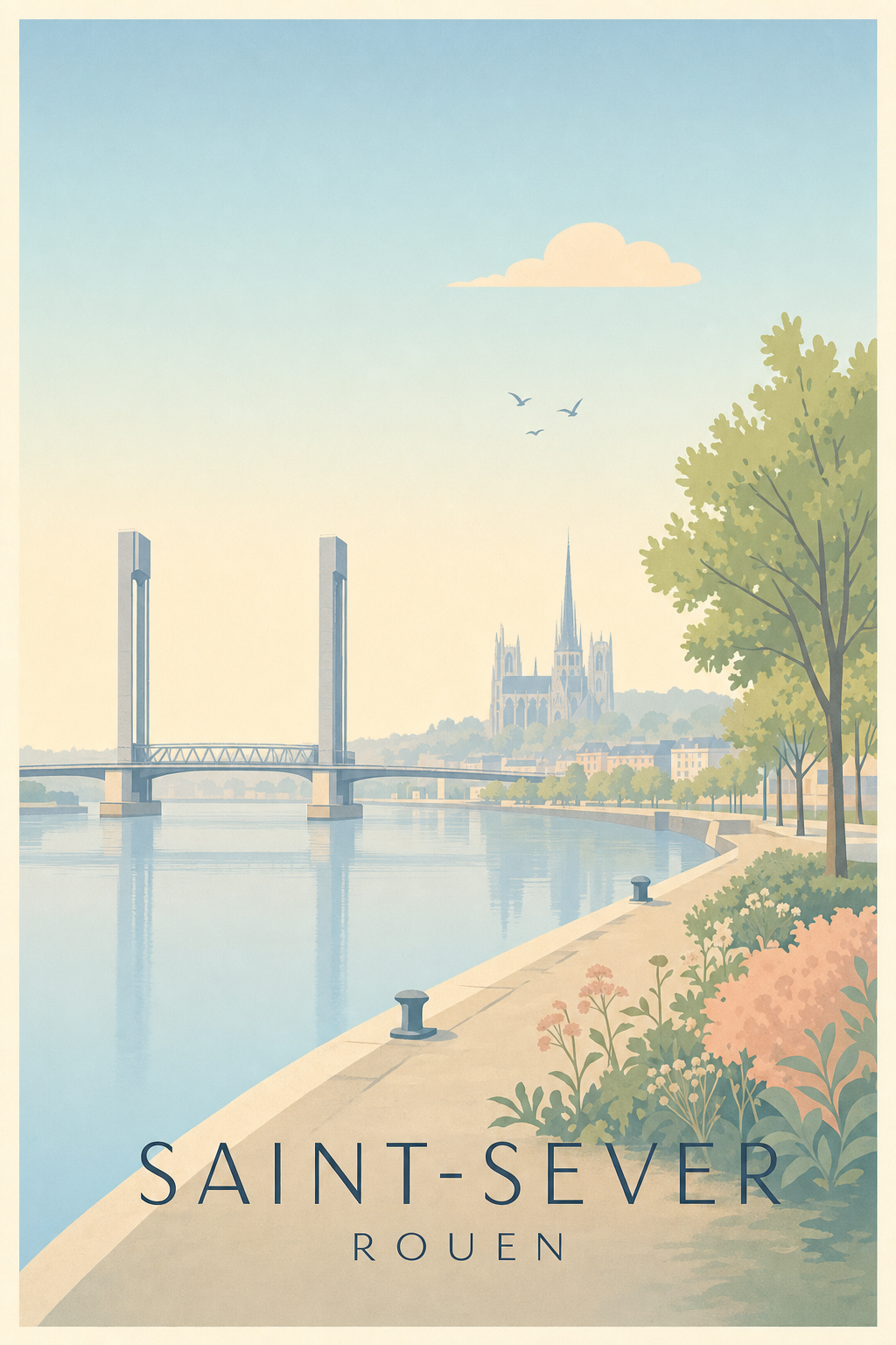 Affiche de Saint-Sever à Rouen