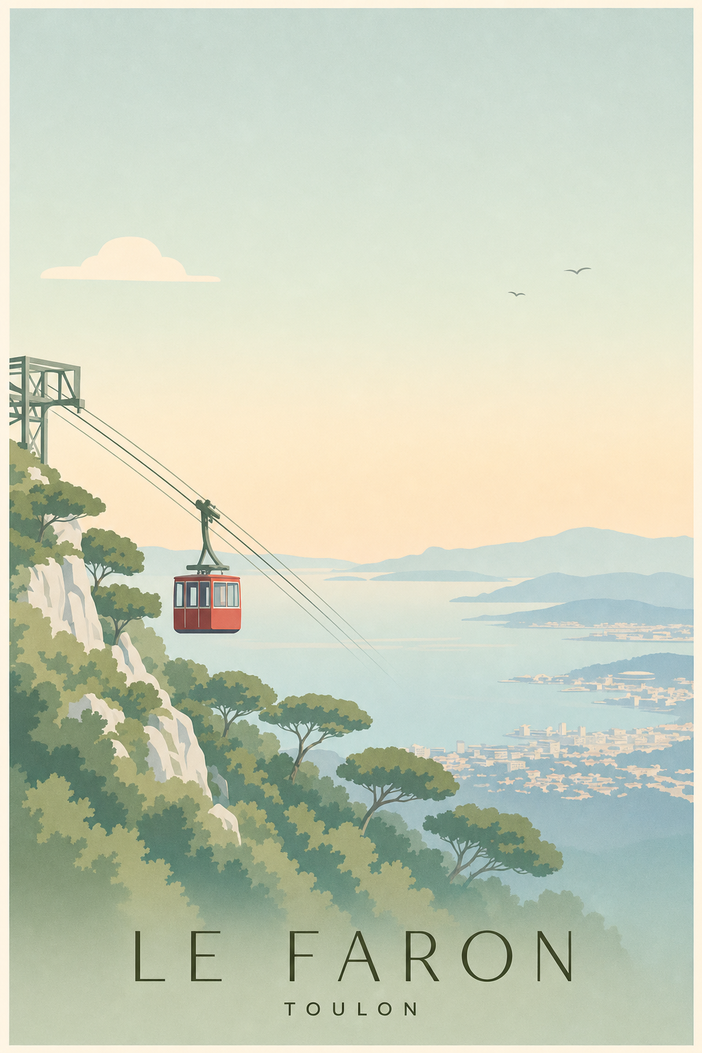 Affiche du Faron à Toulon