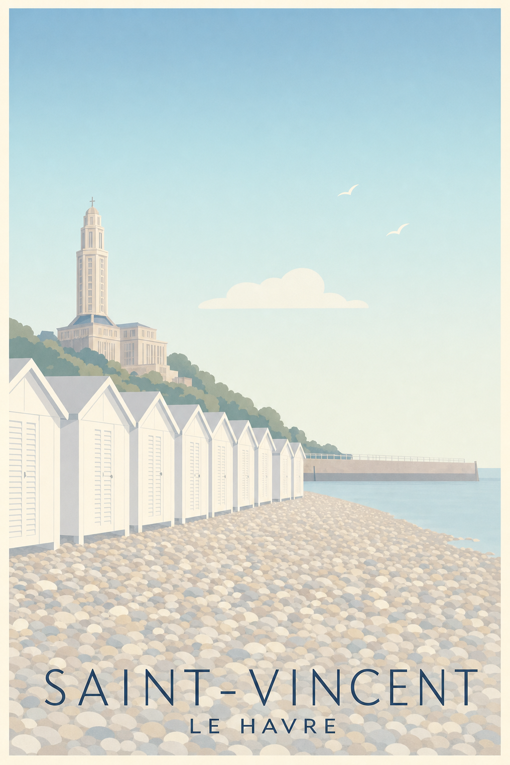 Affiche de Saint-Vincent à Le Havre