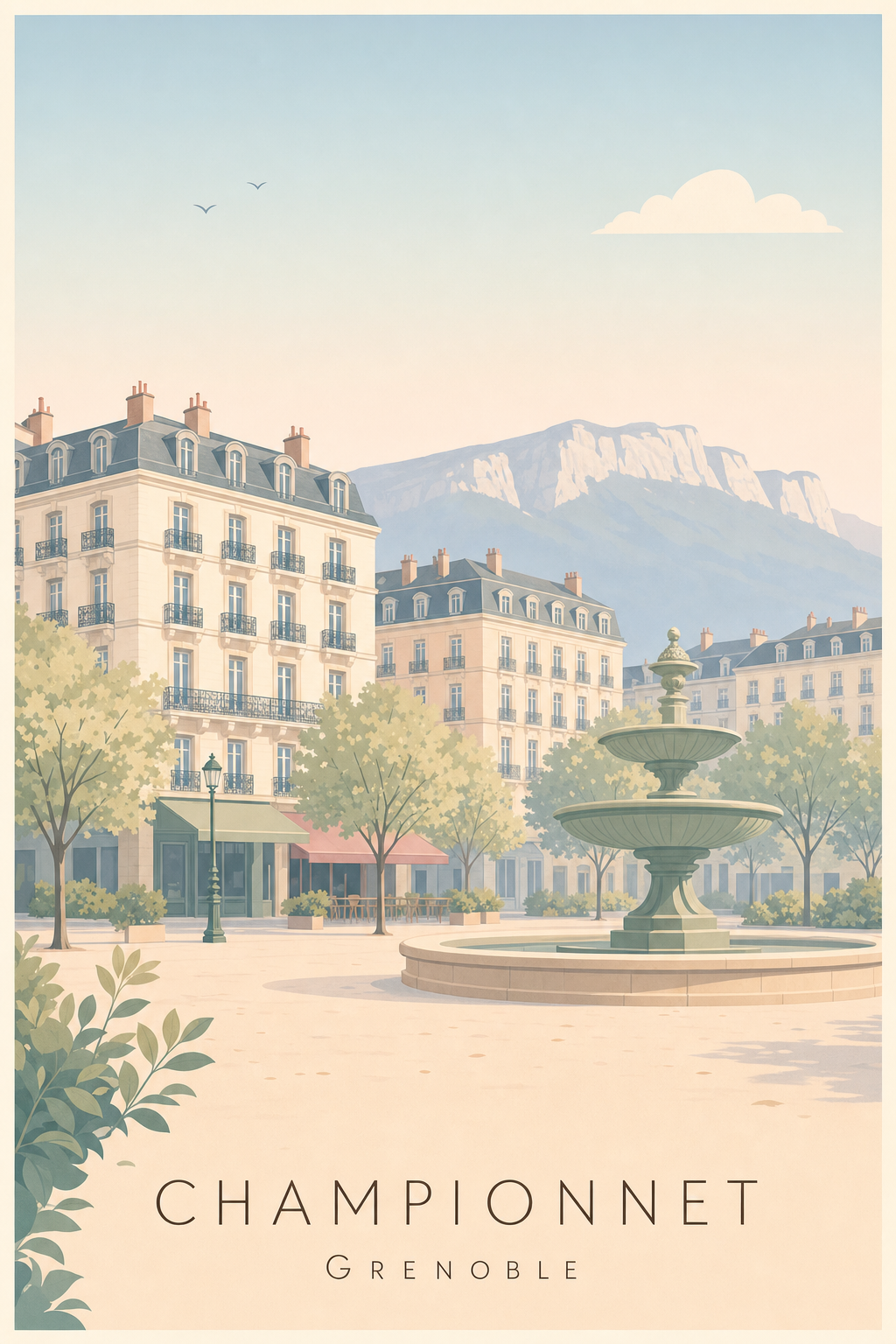 Affiche de Championnet à Grenoble