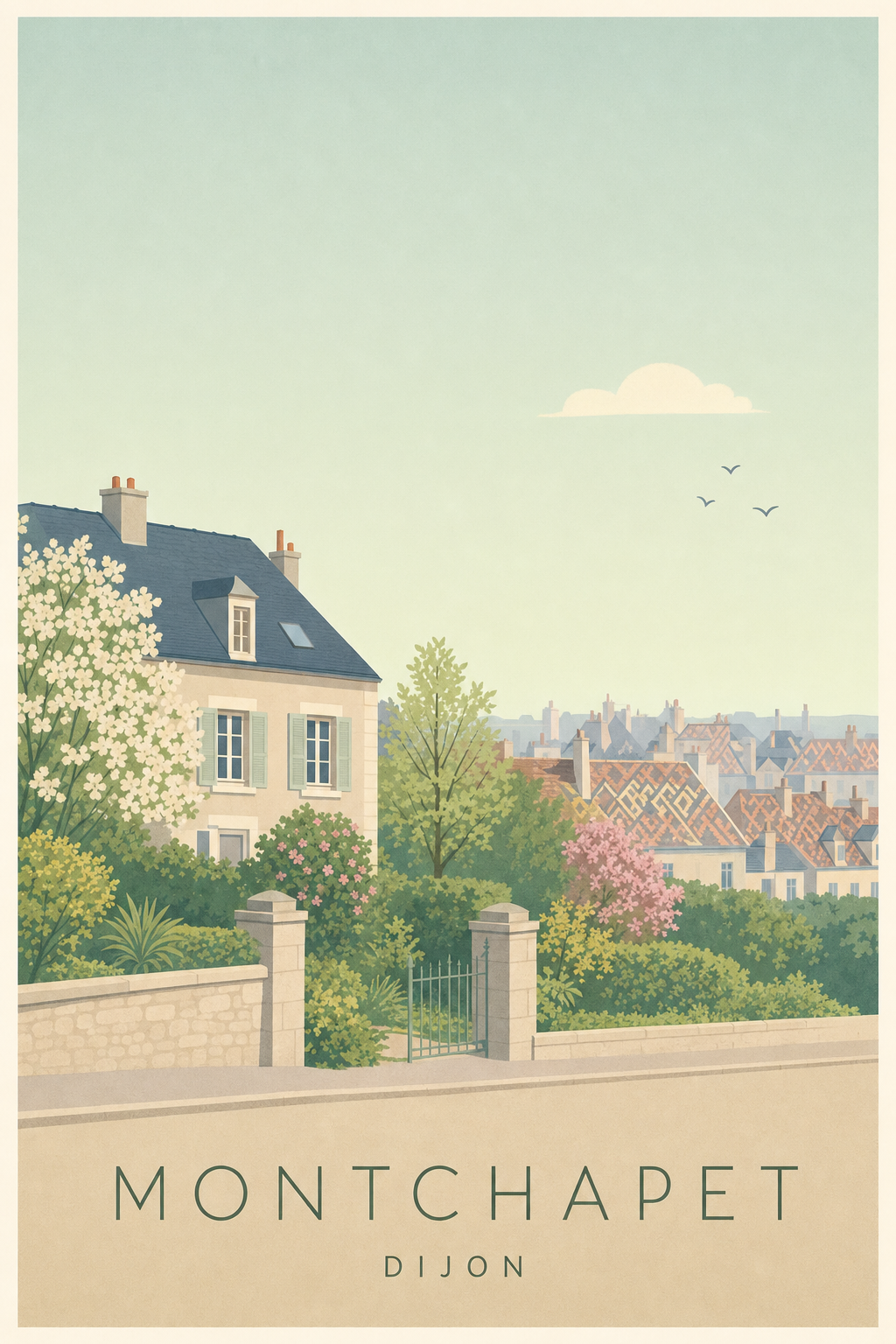 Affiche de Montchapet à Dijon