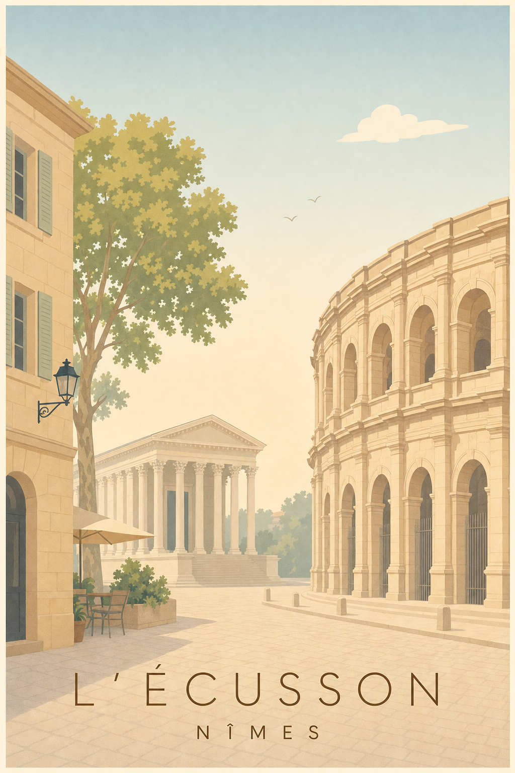 Affiche de l'Écusson à Nîmes