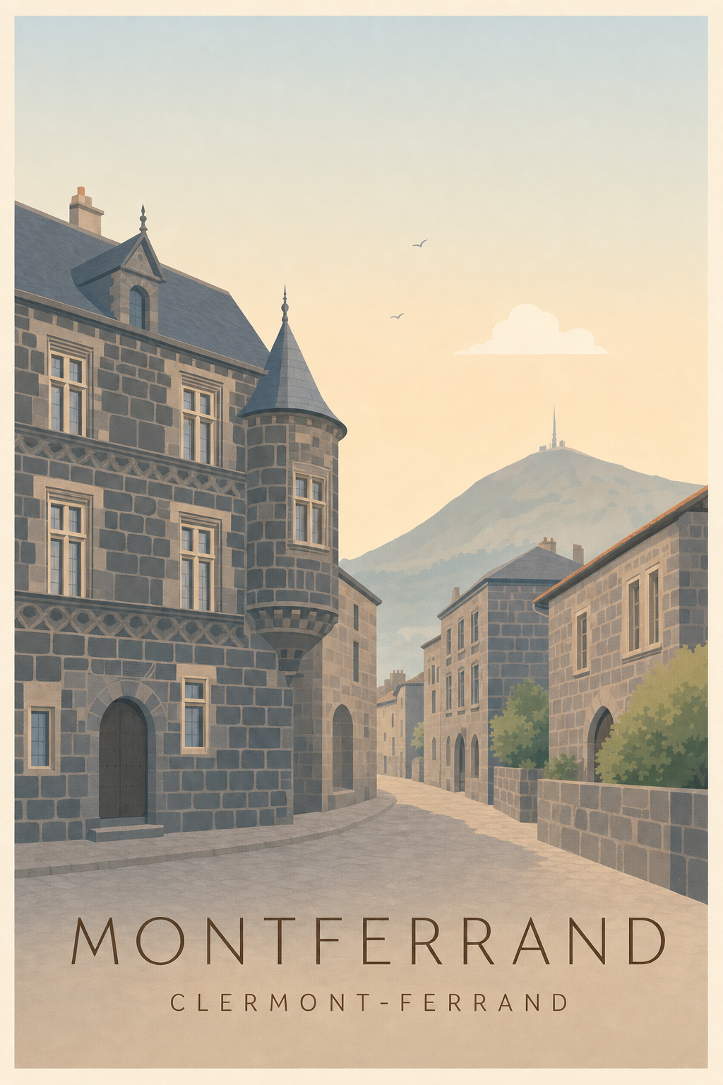 Affiche de Montferrand à Clermont-Ferrand