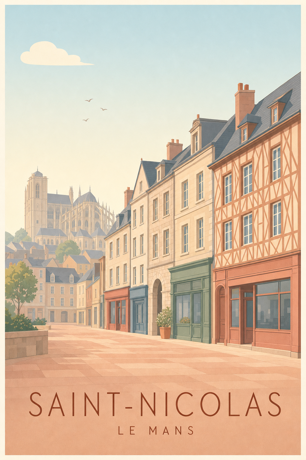 Affiche de Saint-Nicolas à Le Mans