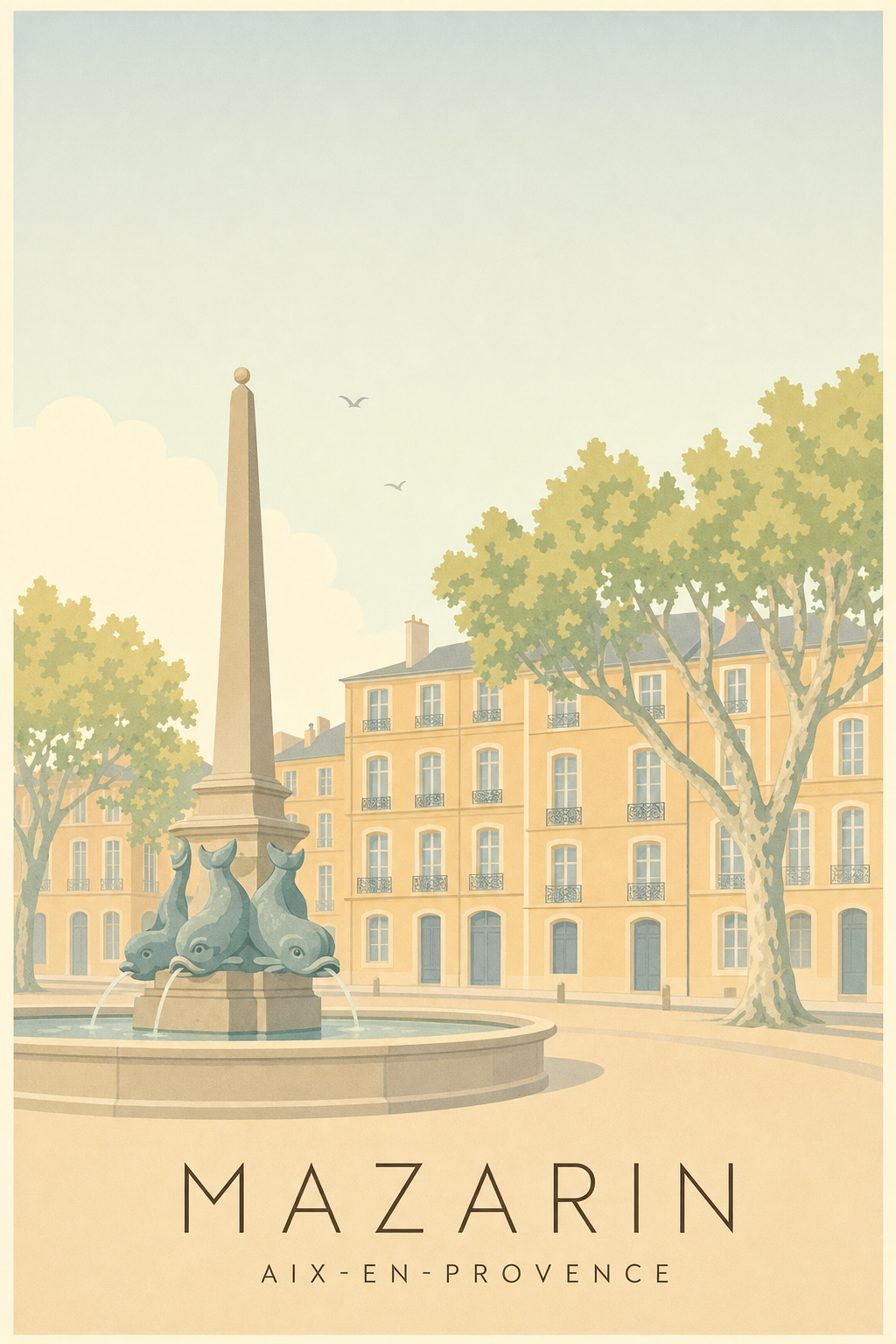 Affiche de Mazarin à Aix-en-Provence