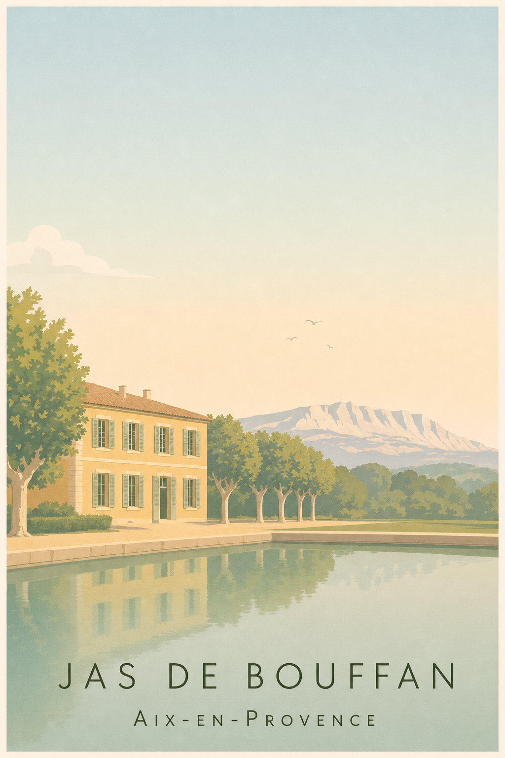 Affiche du Jas de Bouffan à Aix-en-Provence