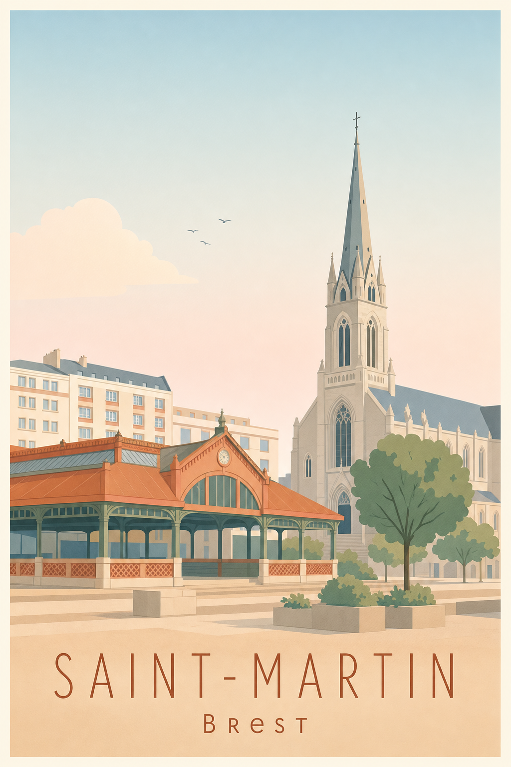 Affiche de Saint-Martin à Brest