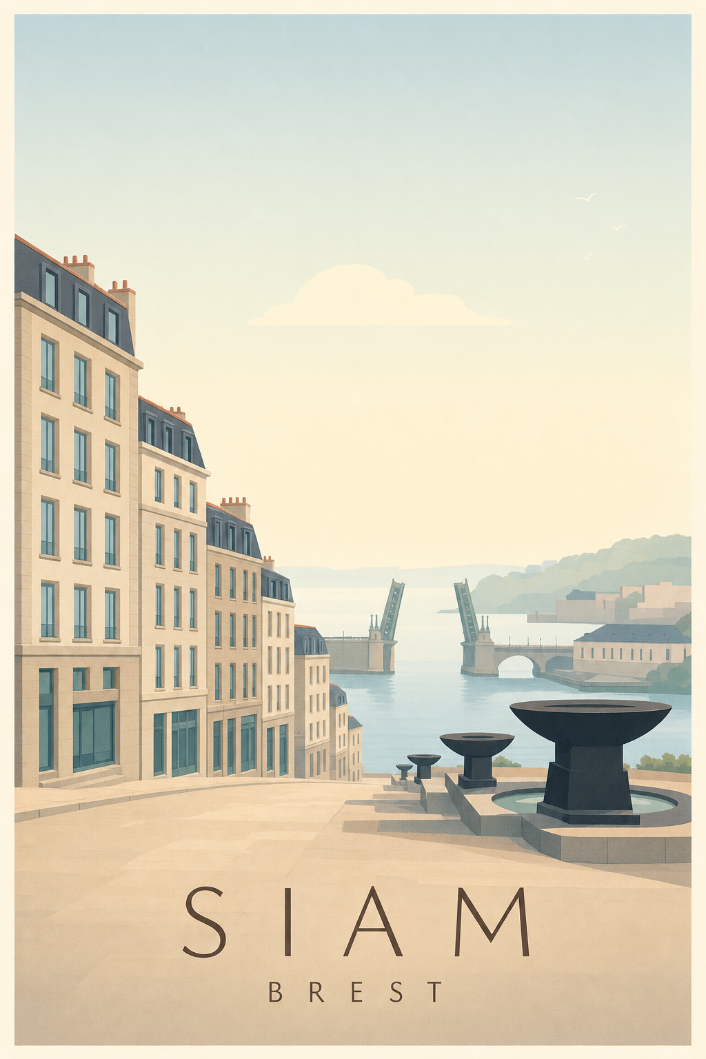Affiche de Siam à Brest