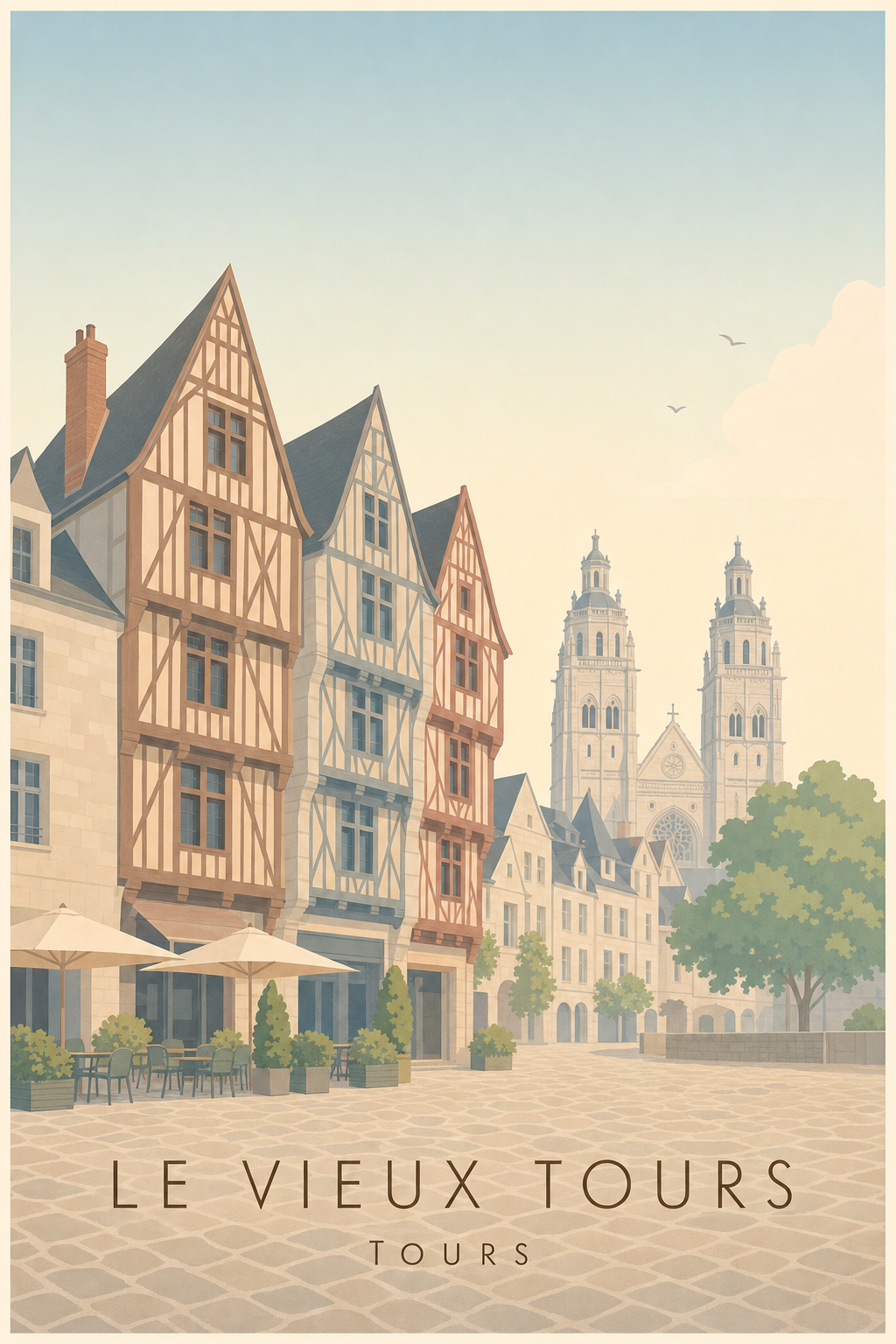 Affiche du Vieux à Tours