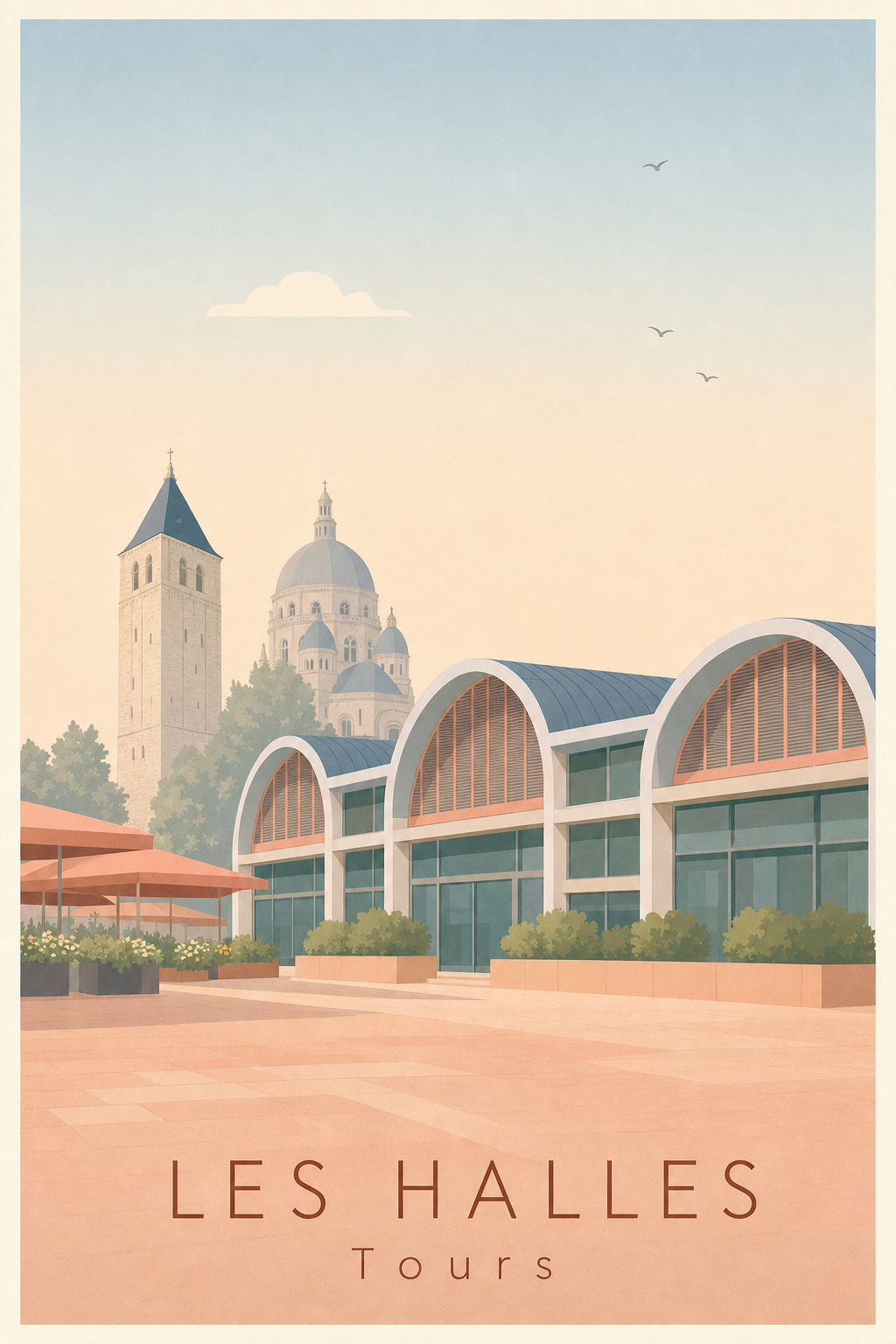 Affiche des Halles à Tours