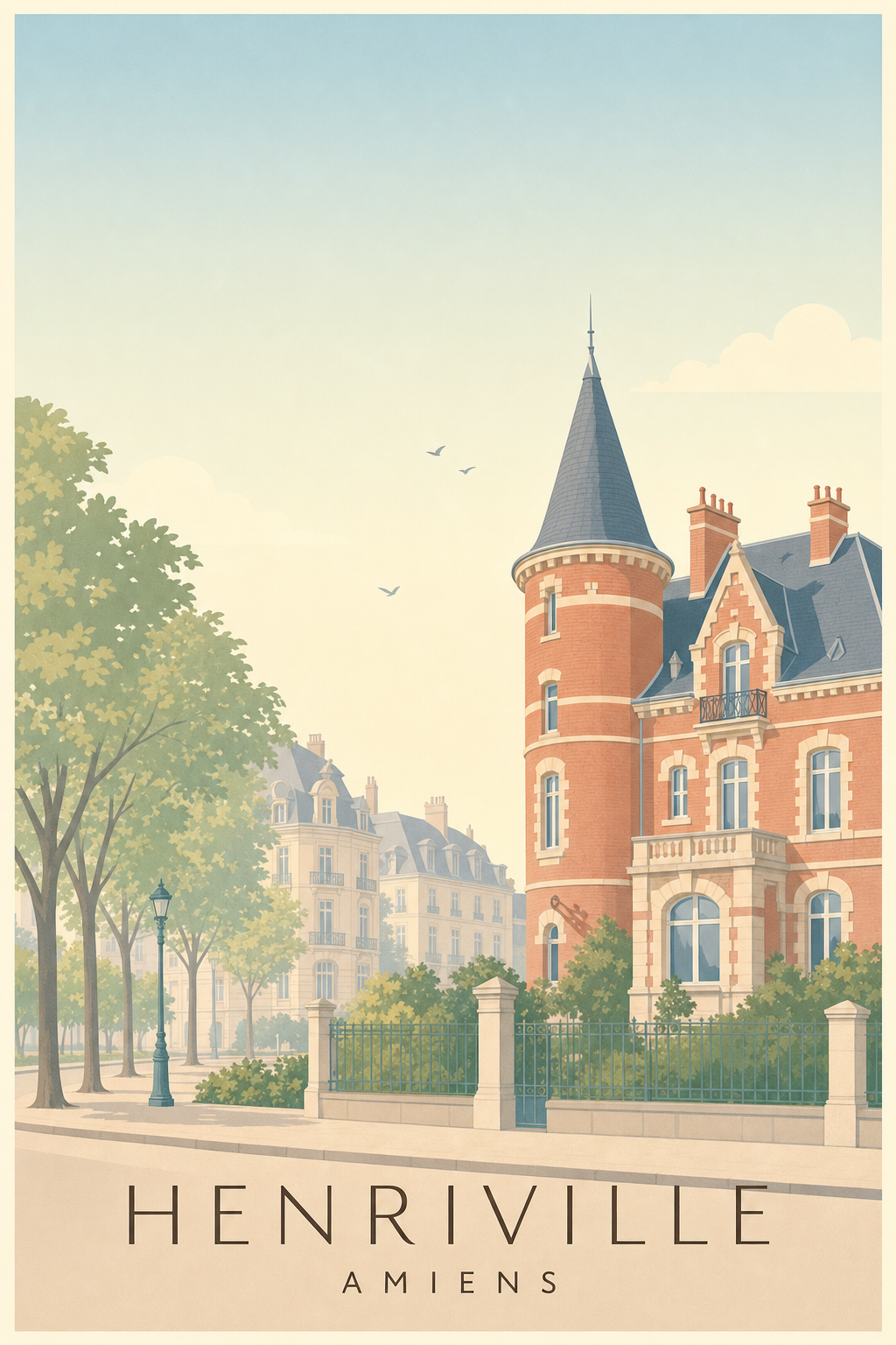 Affiche d'Henriville à Amiens