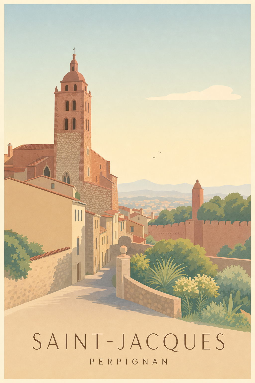 Affiche de Saint-Jacques à Perpignan