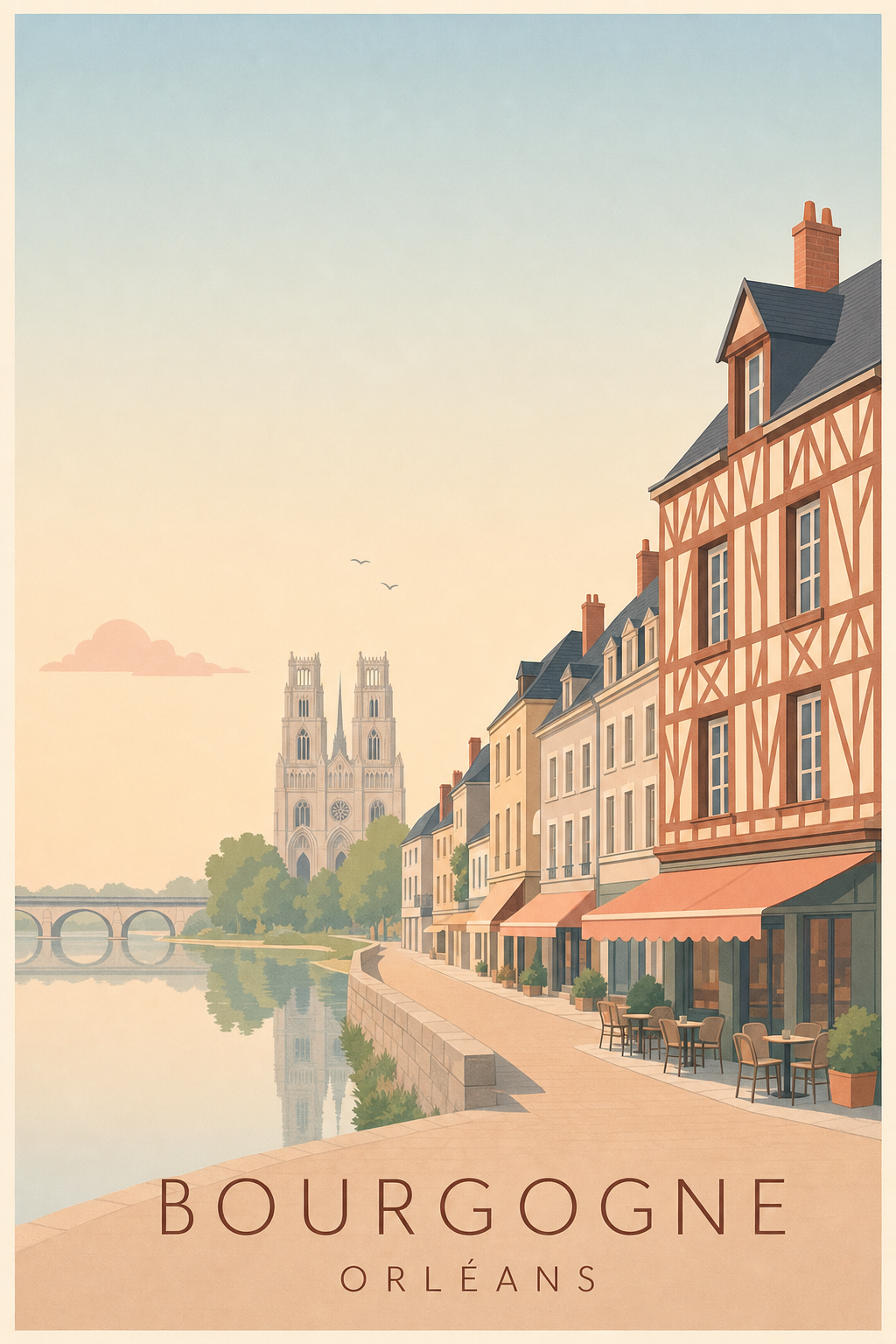 Affiche de Bourgogne à Orléans
