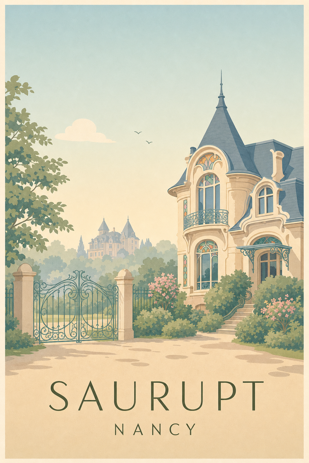 Affiche de Saurupt à Nancy