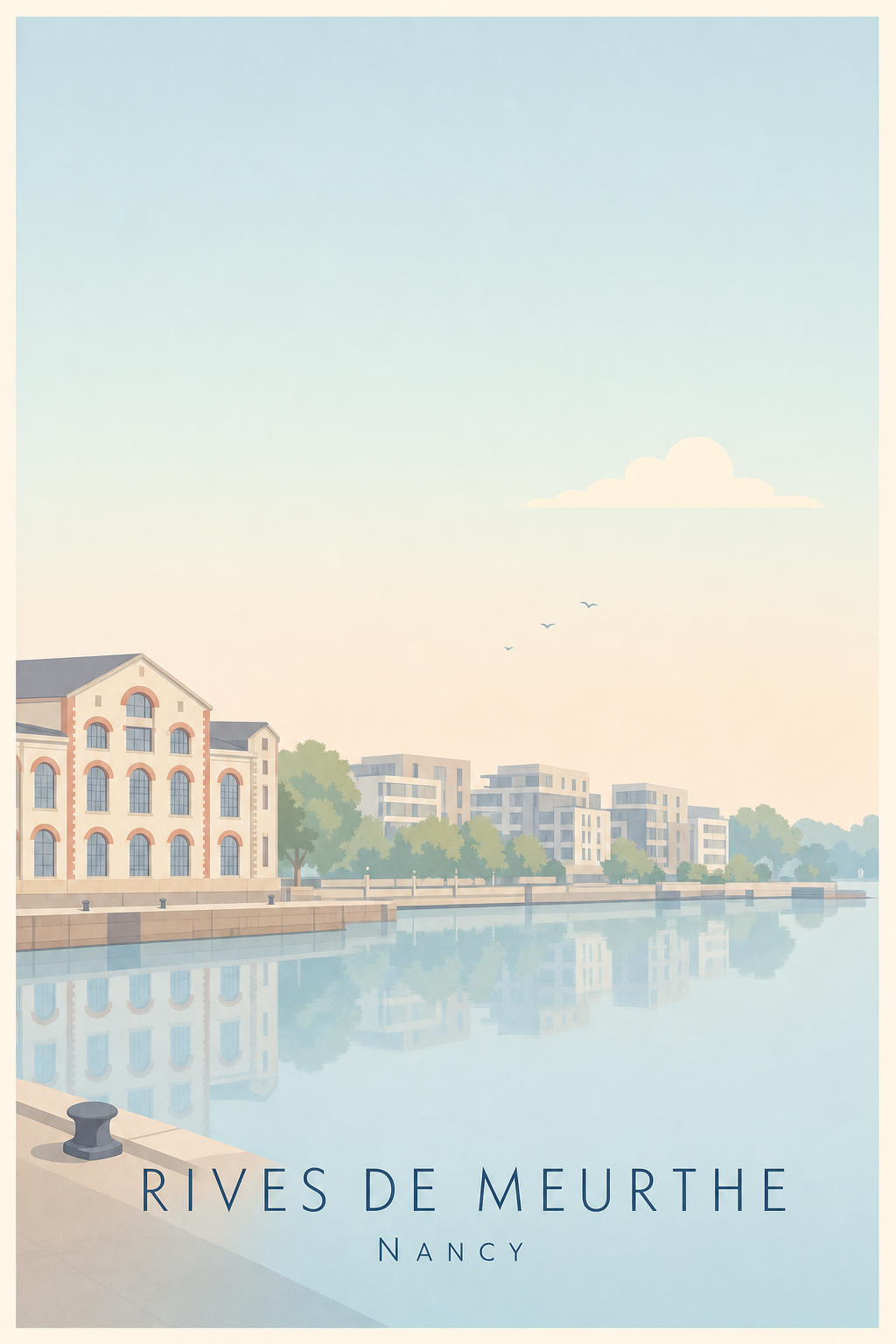 Affiche des Rives de Meurthe à Nancy