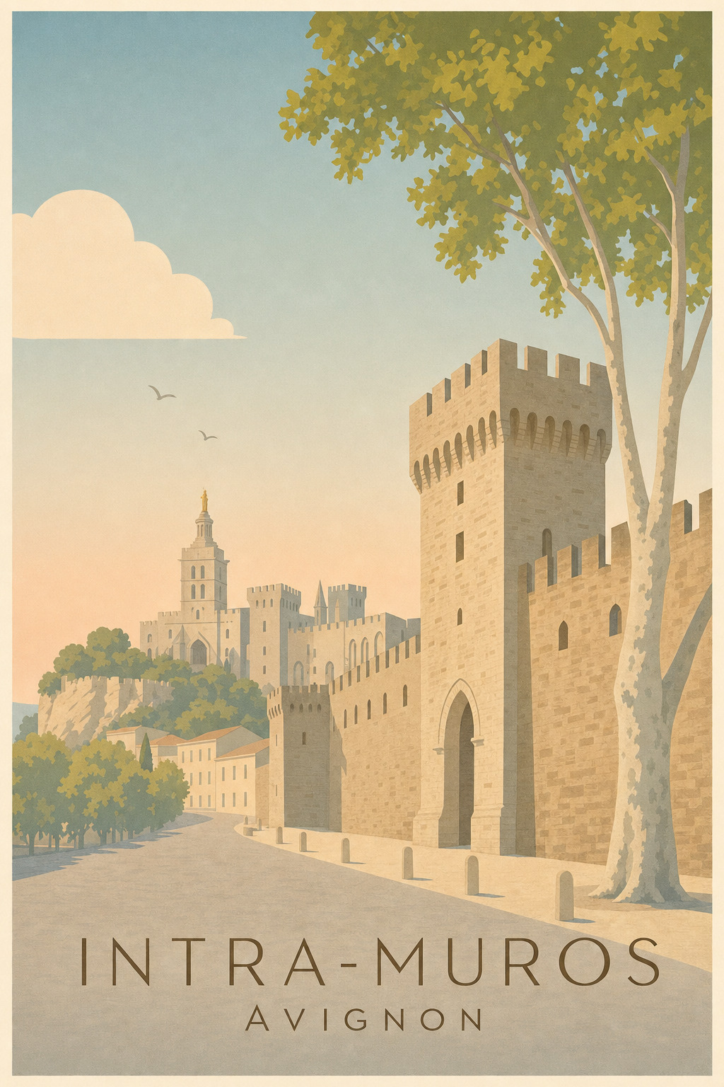 Affiche de l'Intra-muros à Avignon