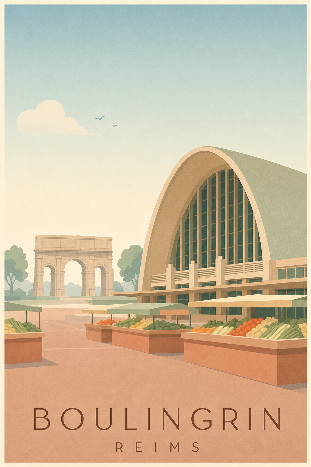 Affiche du Boulingrin à Reims
