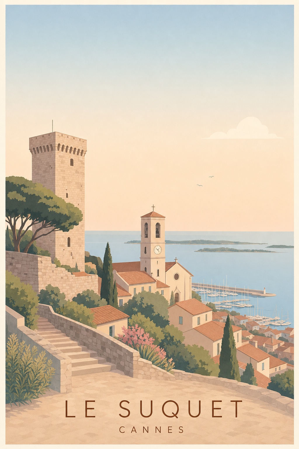 Affiche du Suquet à Cannes