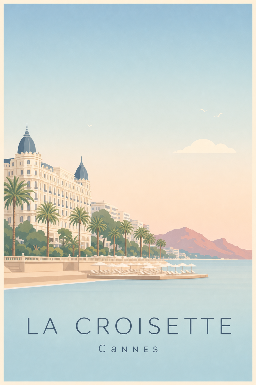 Affiche de la Croisette à Cannes