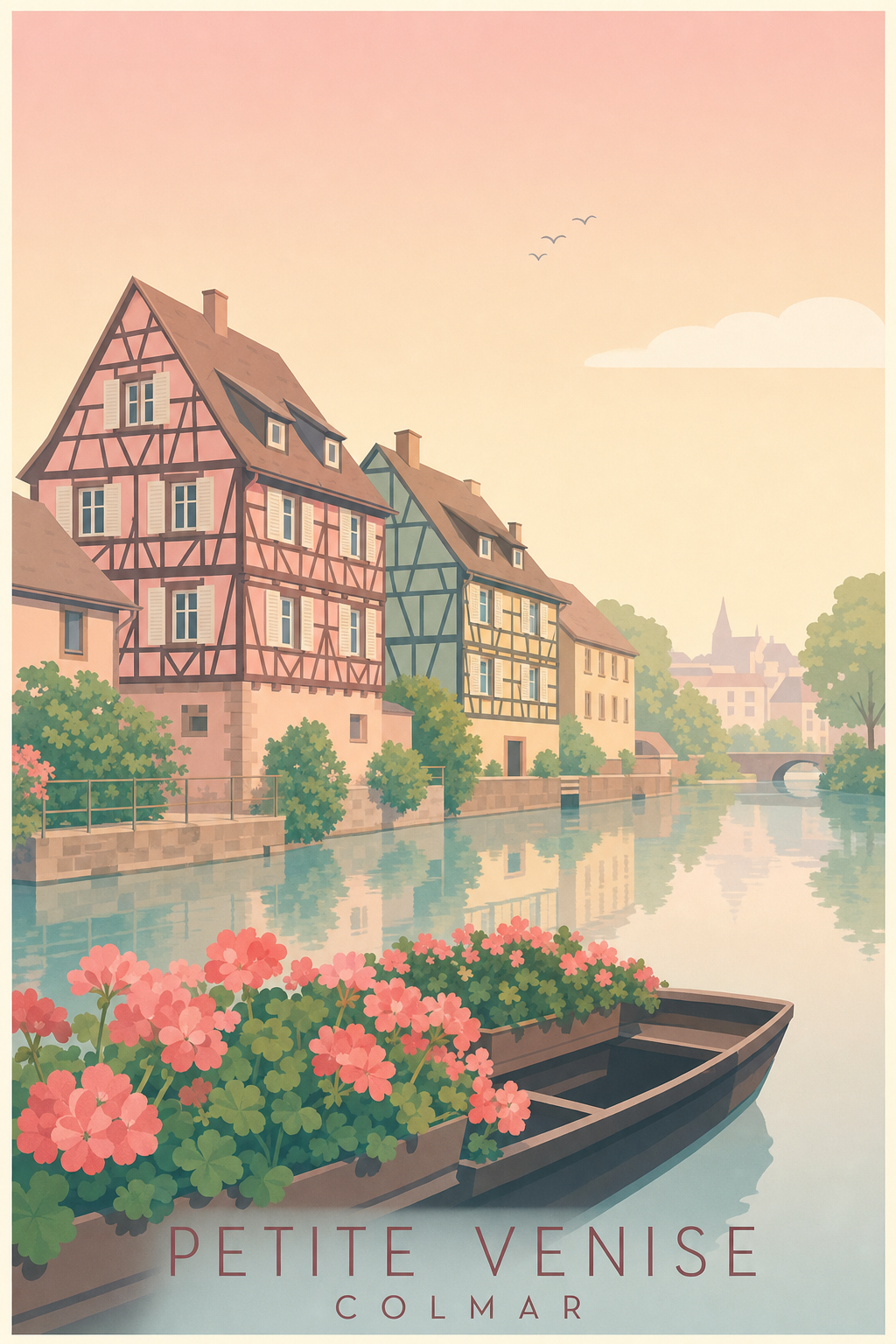 Affiche de la Petite Venise à Colmar