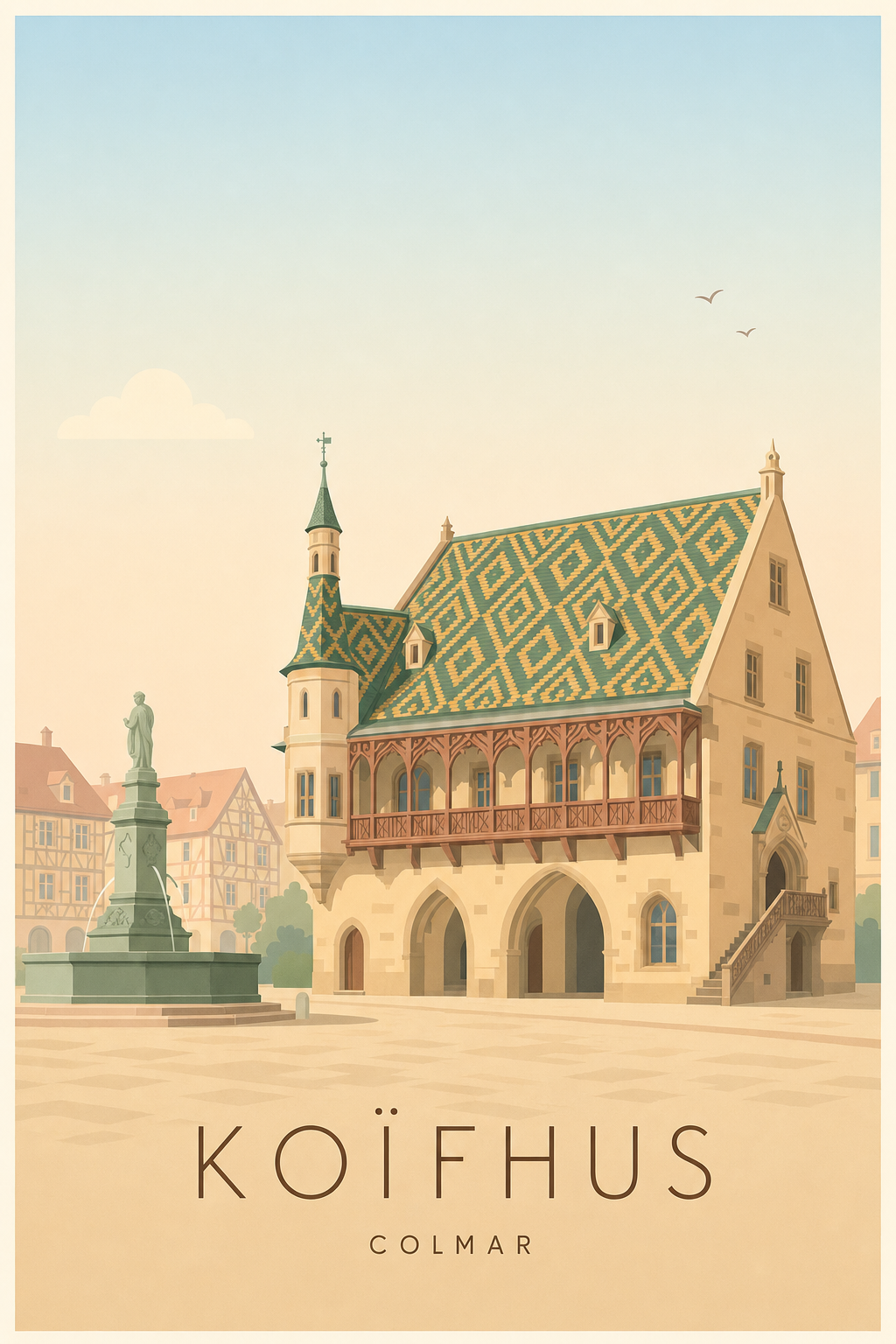 Affiche du Koïfhus à Colmar