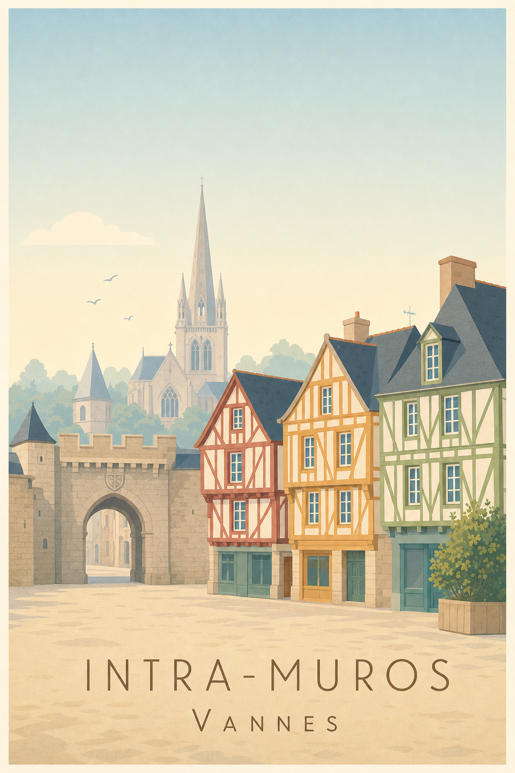 Affiche de l'Intra-muros à Vannes