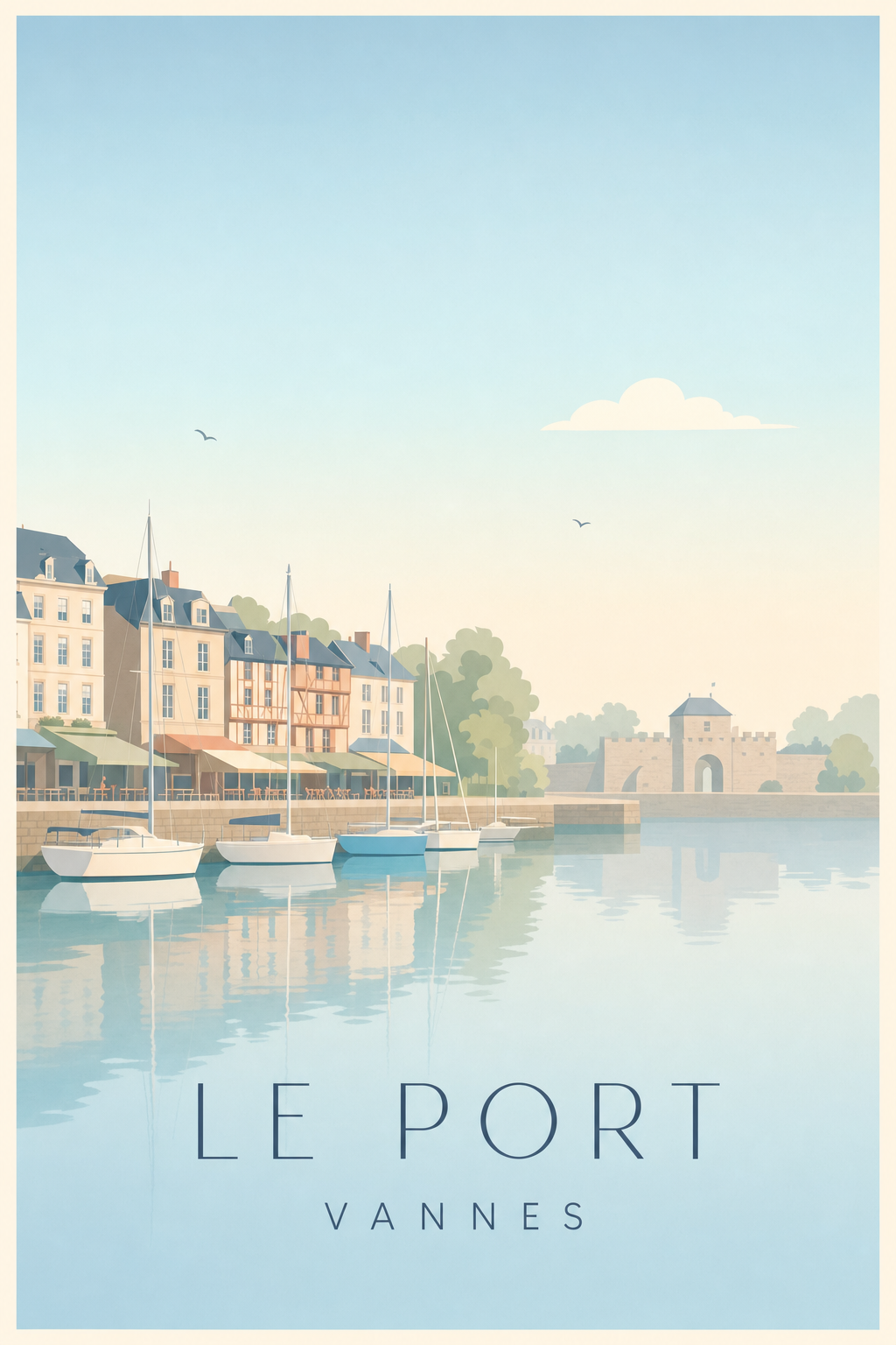 Affiche du Port de à Vannes