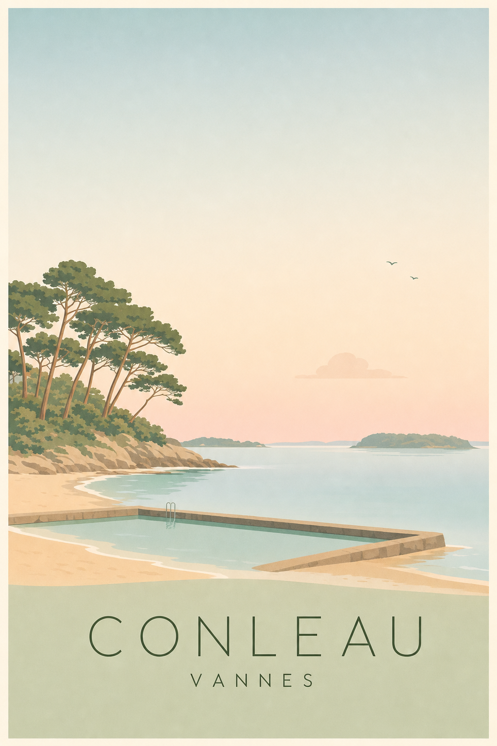 Affiche de Conleau à Vannes