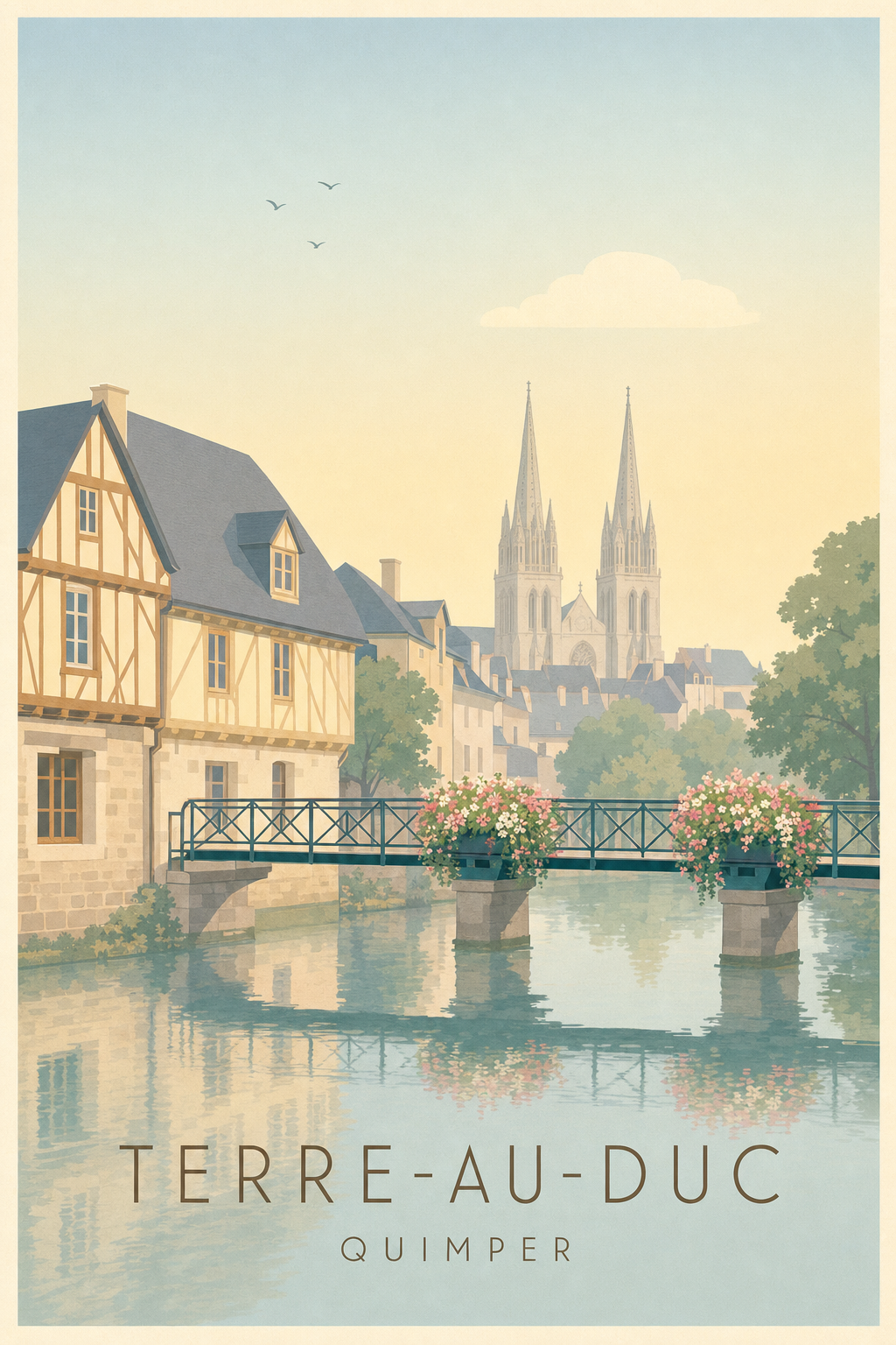Affiche de Terre-au-Duc à Quimper