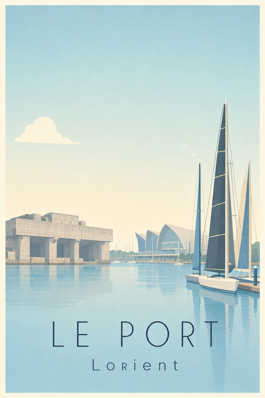 Affiche du Port de à Lorient