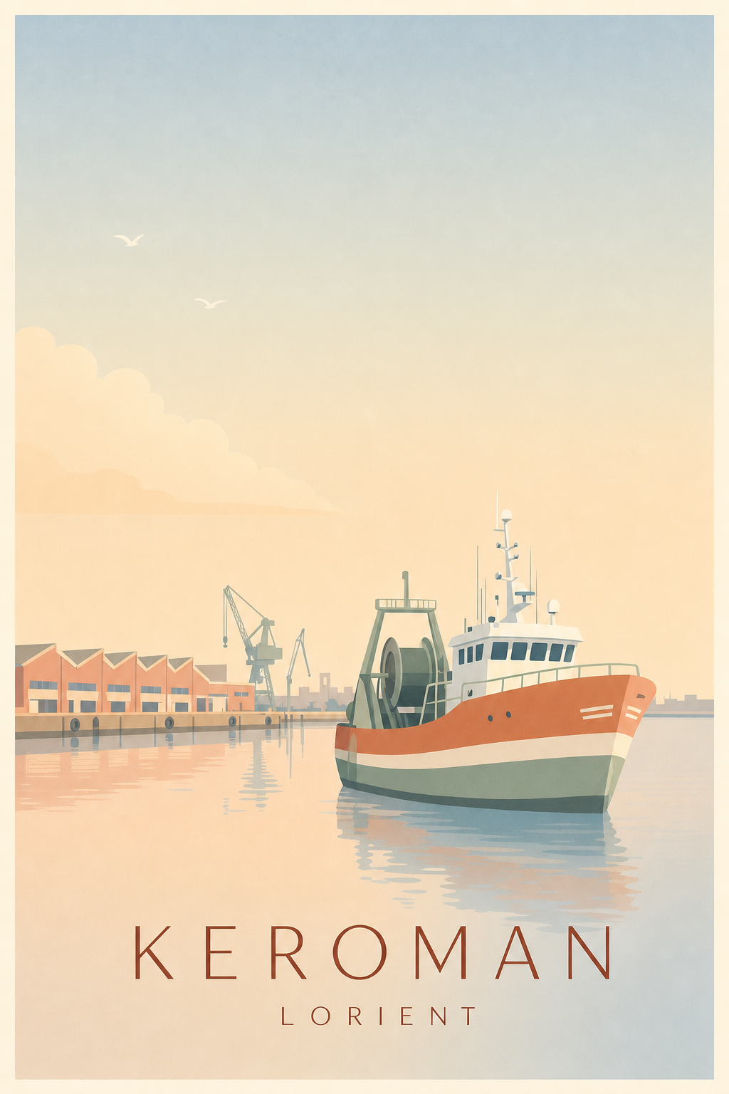 Affiche de Keroman à Lorient