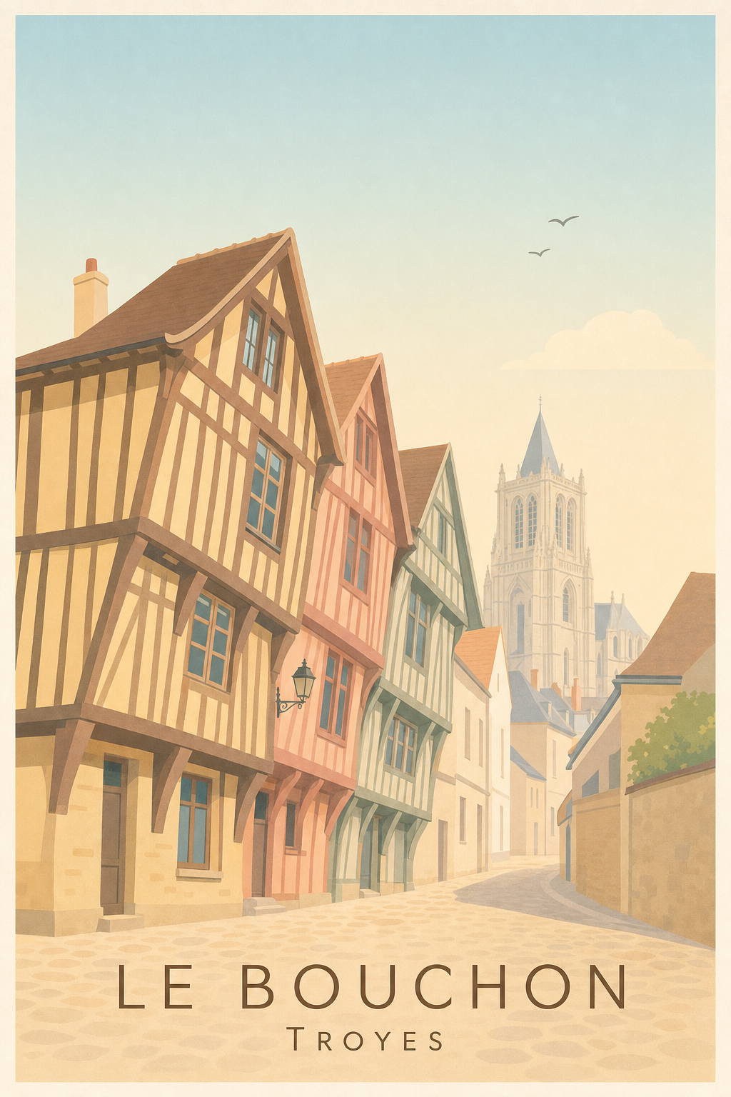 Affiche du Bouchon de Champagne à Troyes