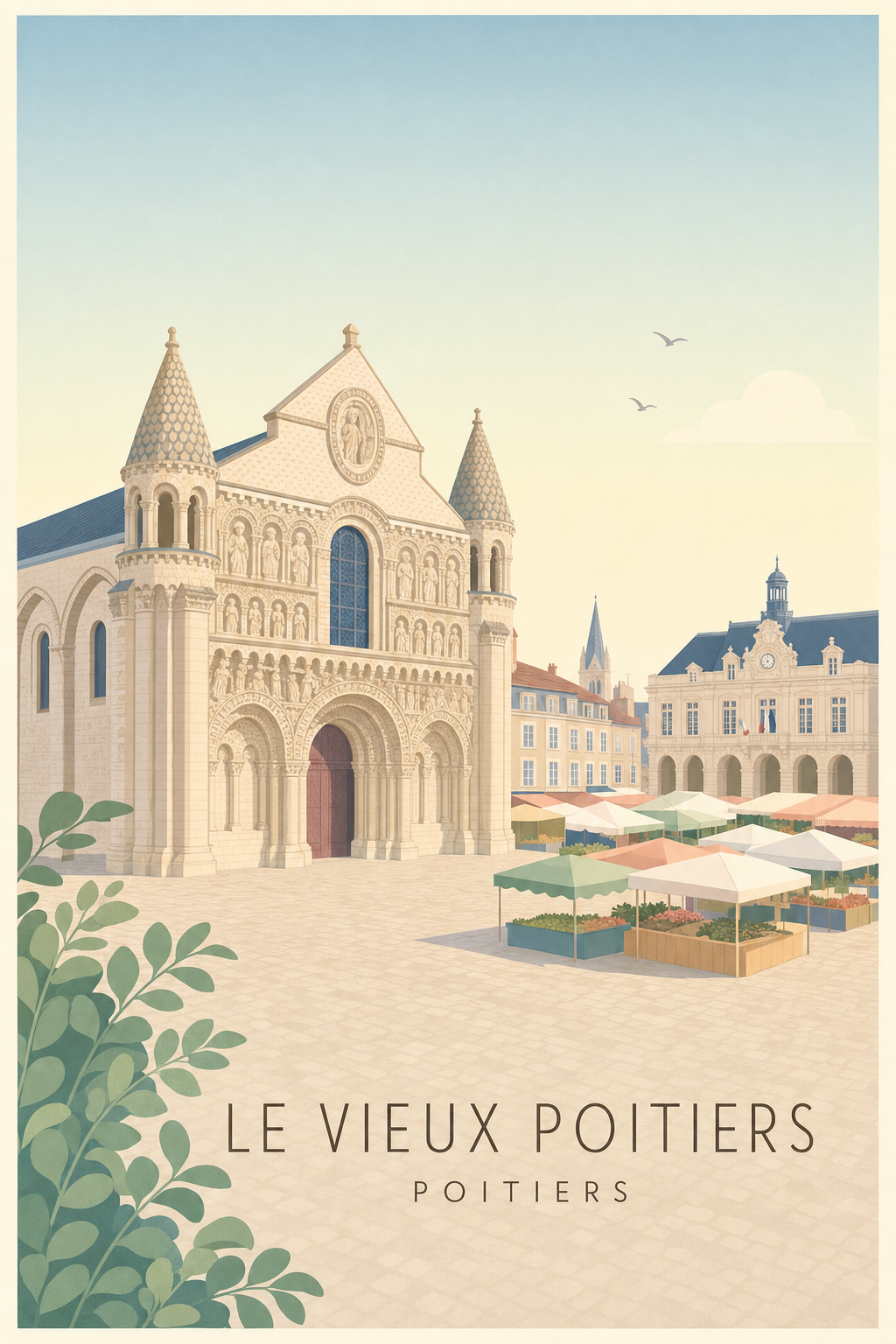 Affiche du Vieux à Poitiers