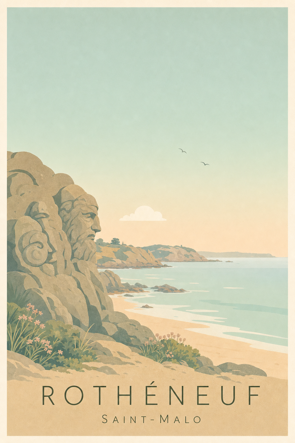 Affiche de Rothéneuf à Saint-Malo