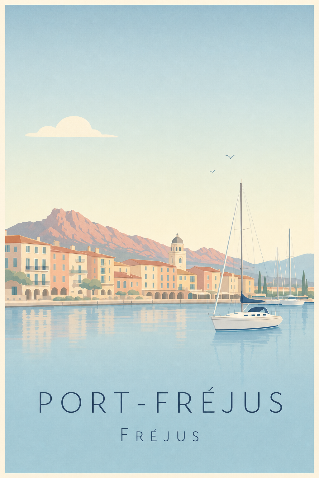 Affiche de Port-Fréjus