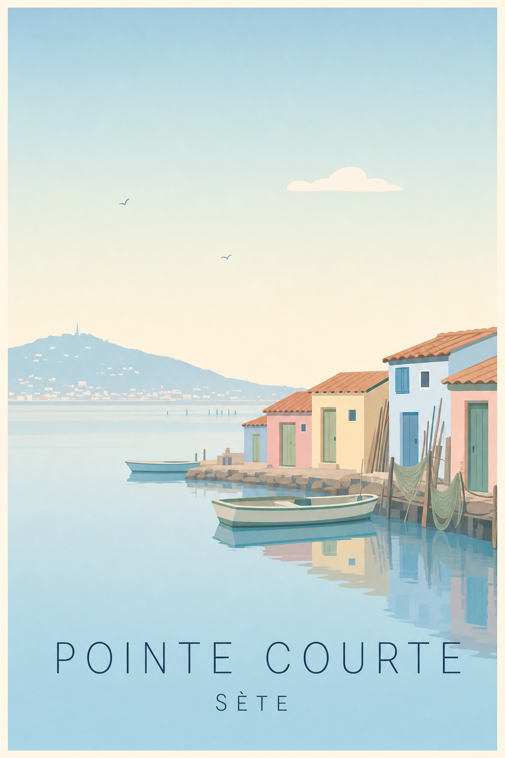 Affiche de la Pointe Courte à Sète
