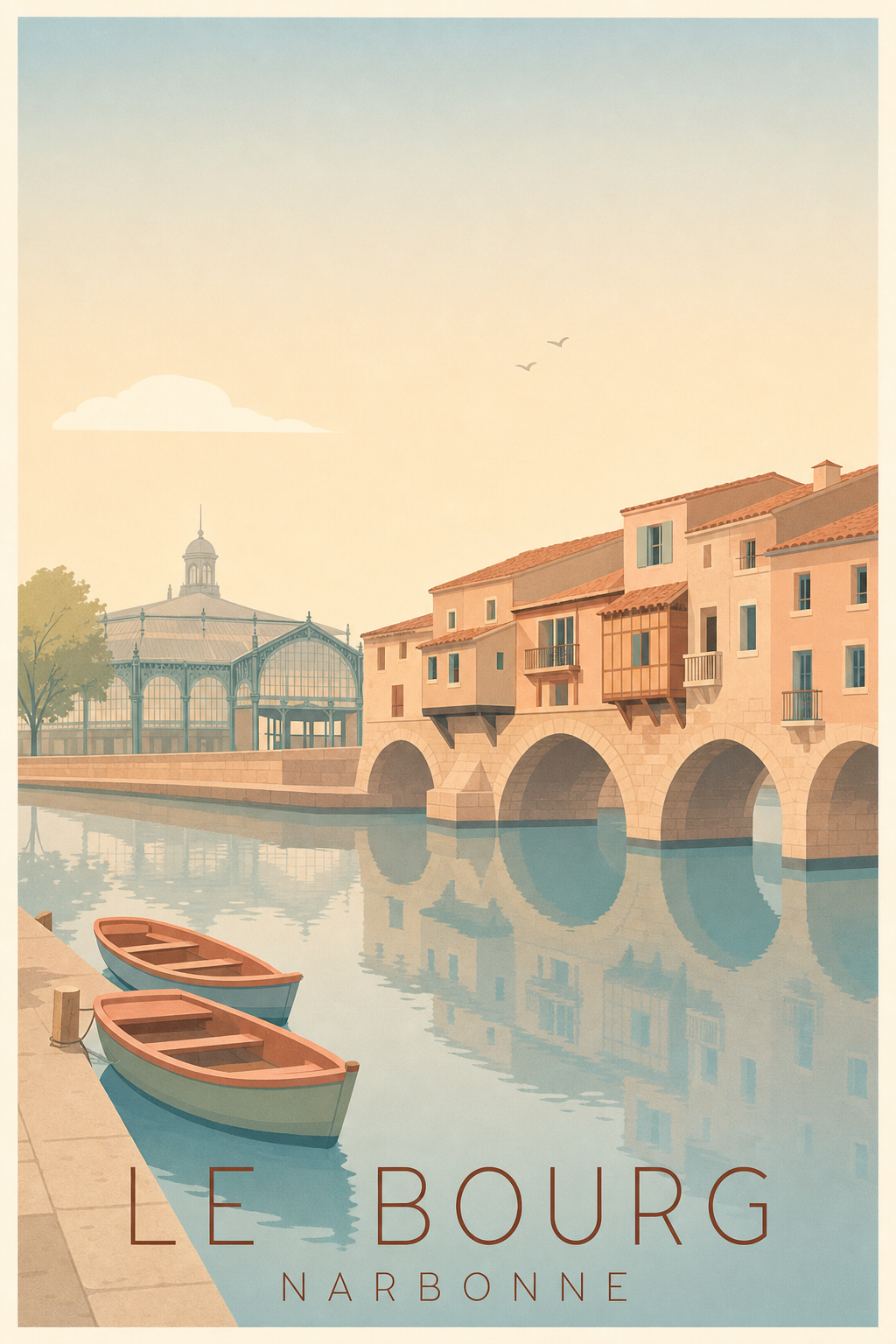 Affiche du Bourg à Narbonne