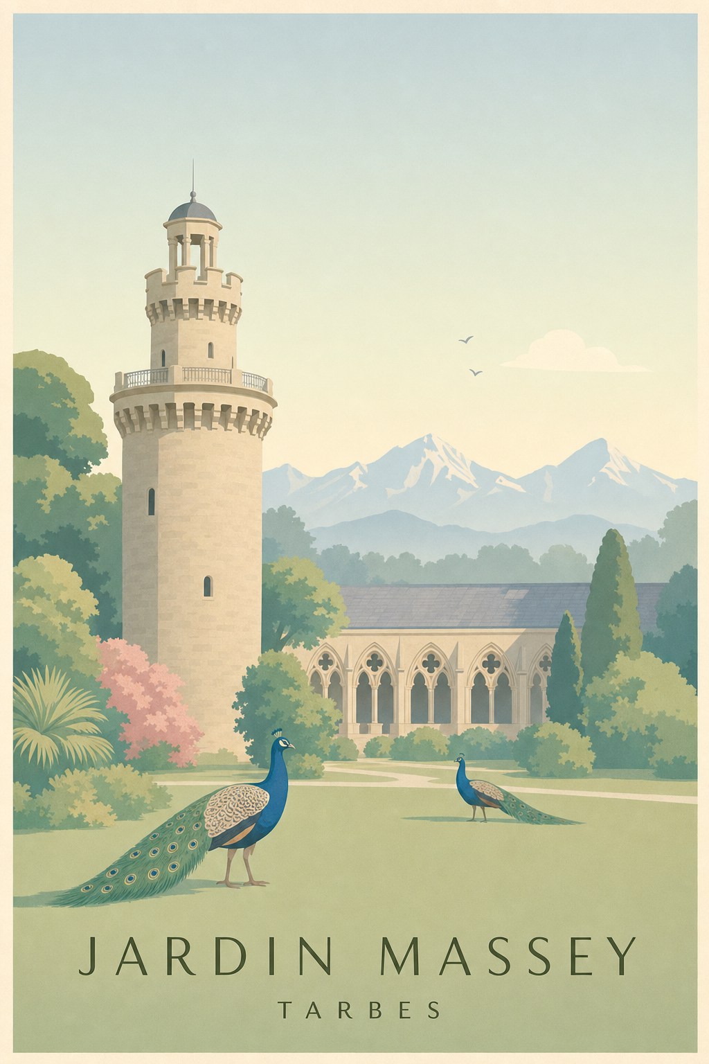 Affiche du Jardin Massey à Tarbes