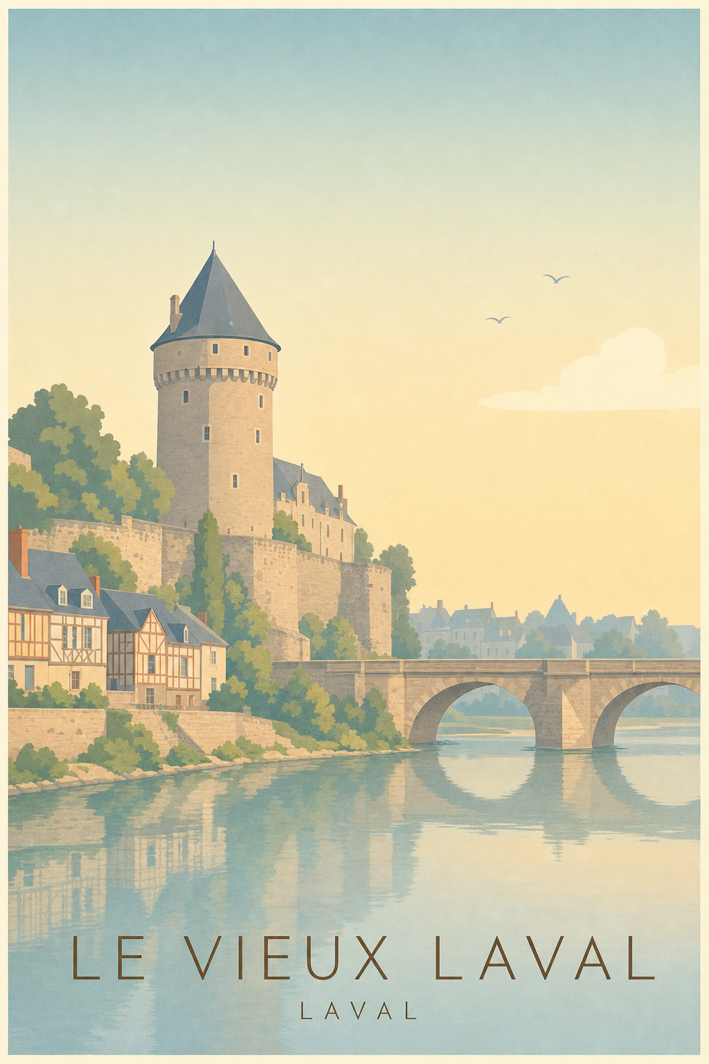 Affiche du Vieux à Laval