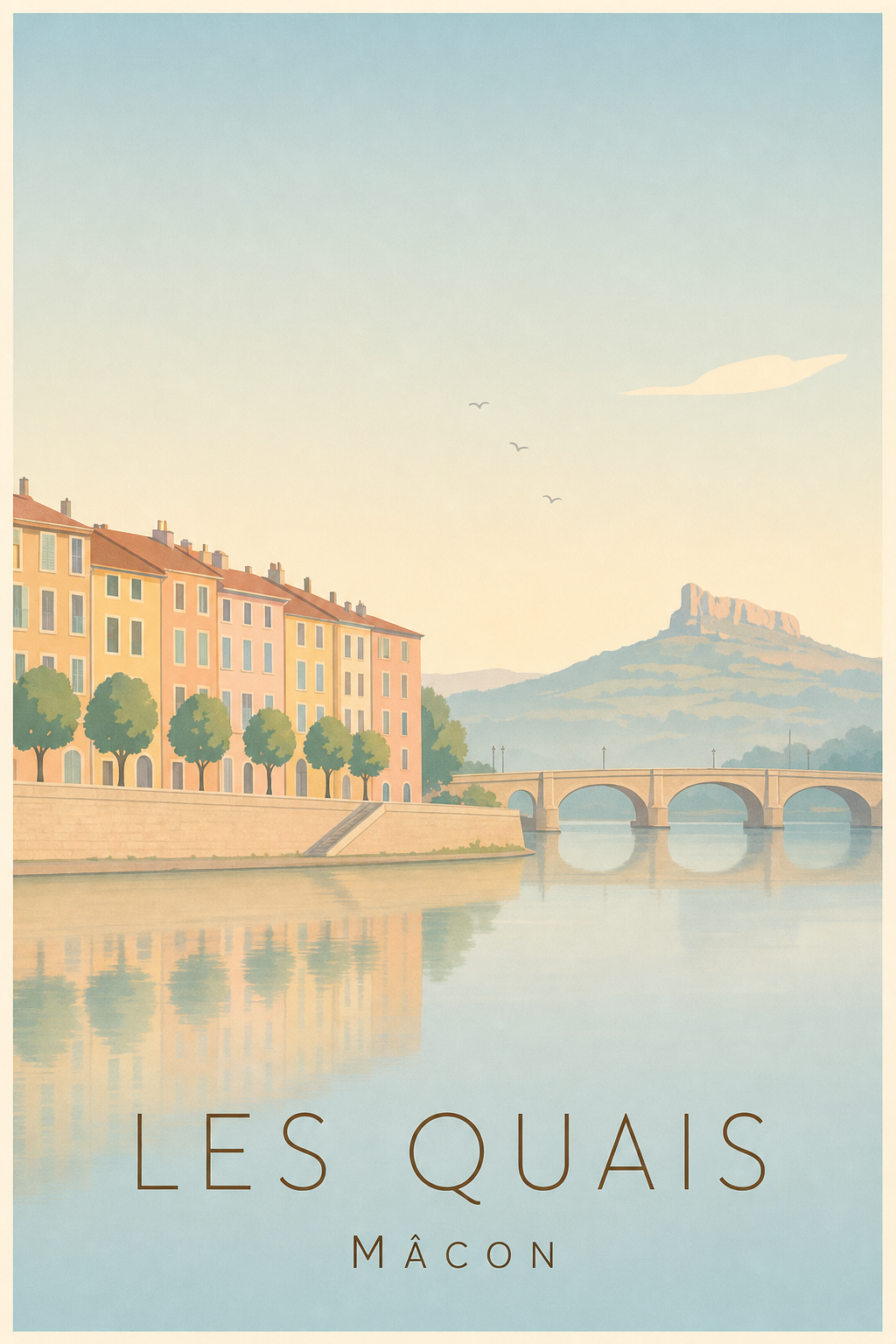 Affiche des Quais à Mâcon