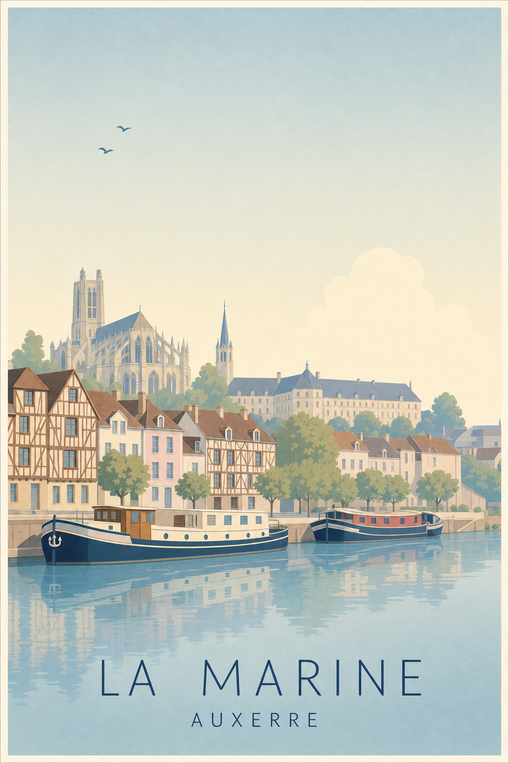 Affiche de la Marine à Auxerre