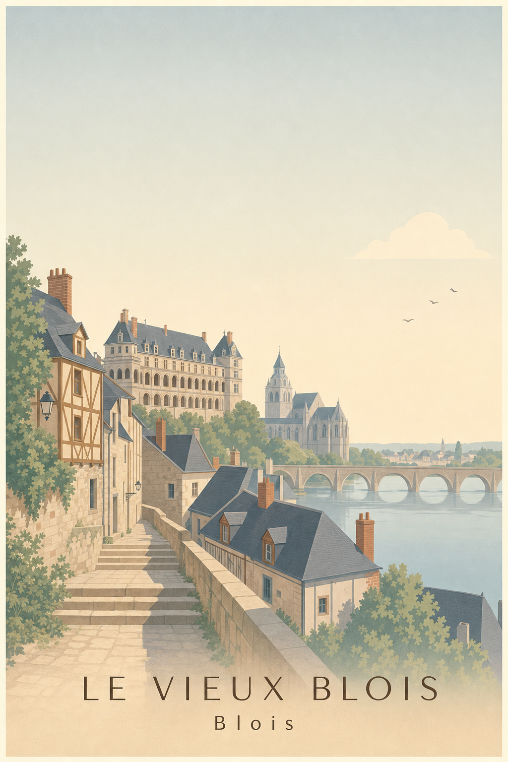 Affiche du Vieux à Blois