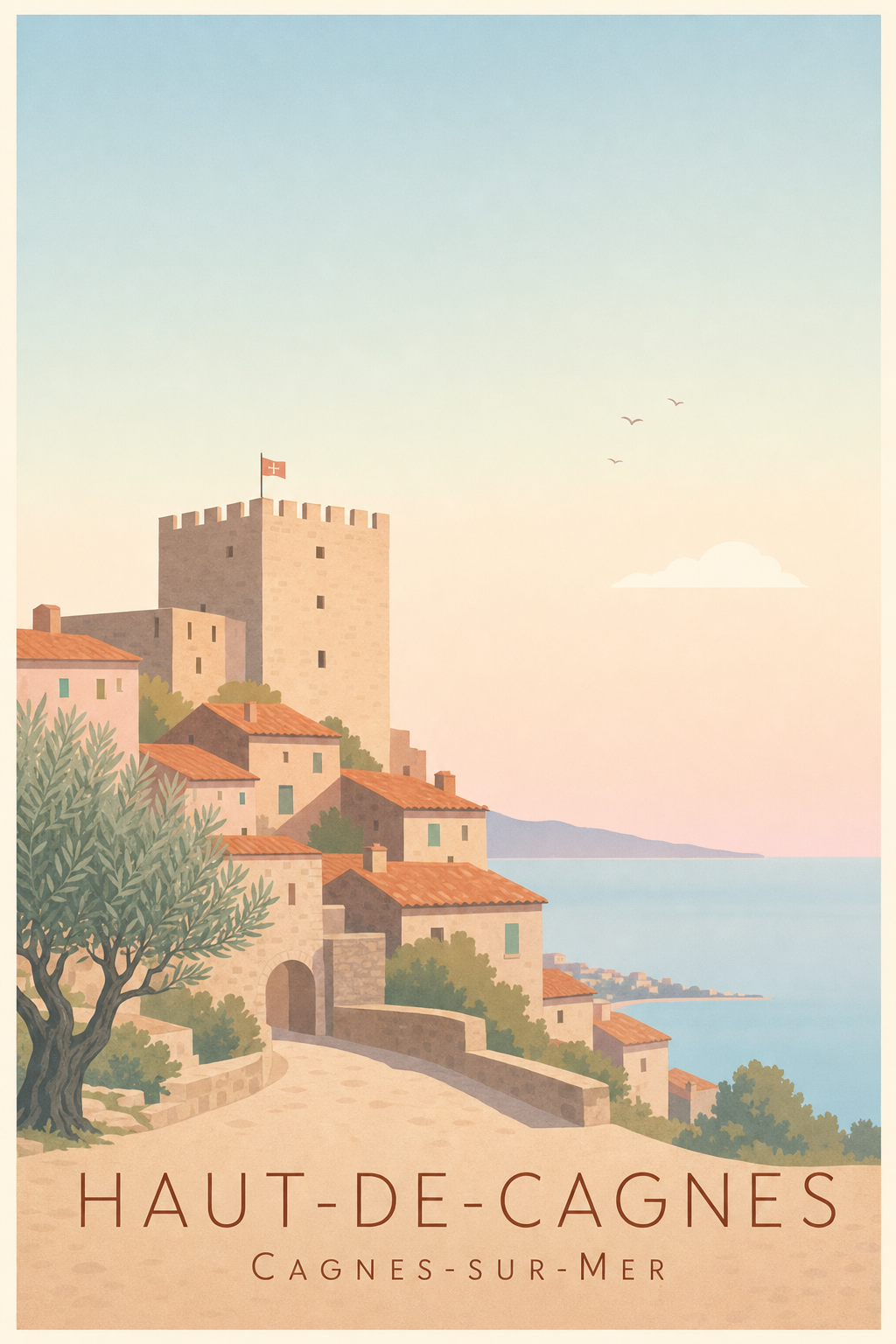 Affiche du Haut-de-Cagnes à Cagnes-sur-Mer