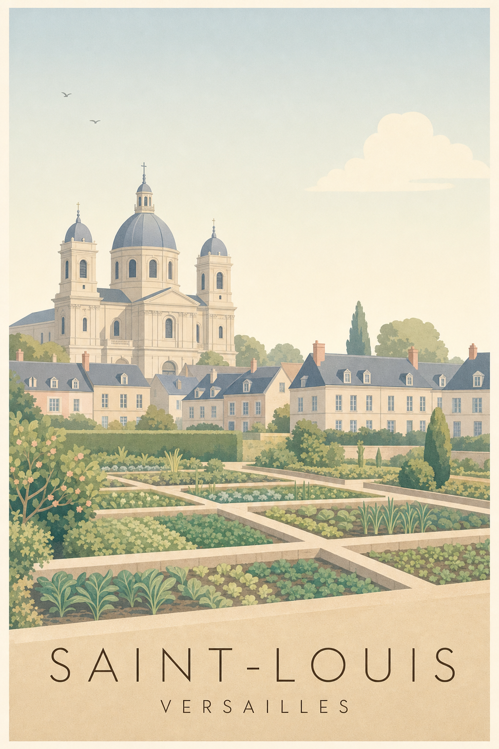 Affiche de Saint-Louis à Versailles