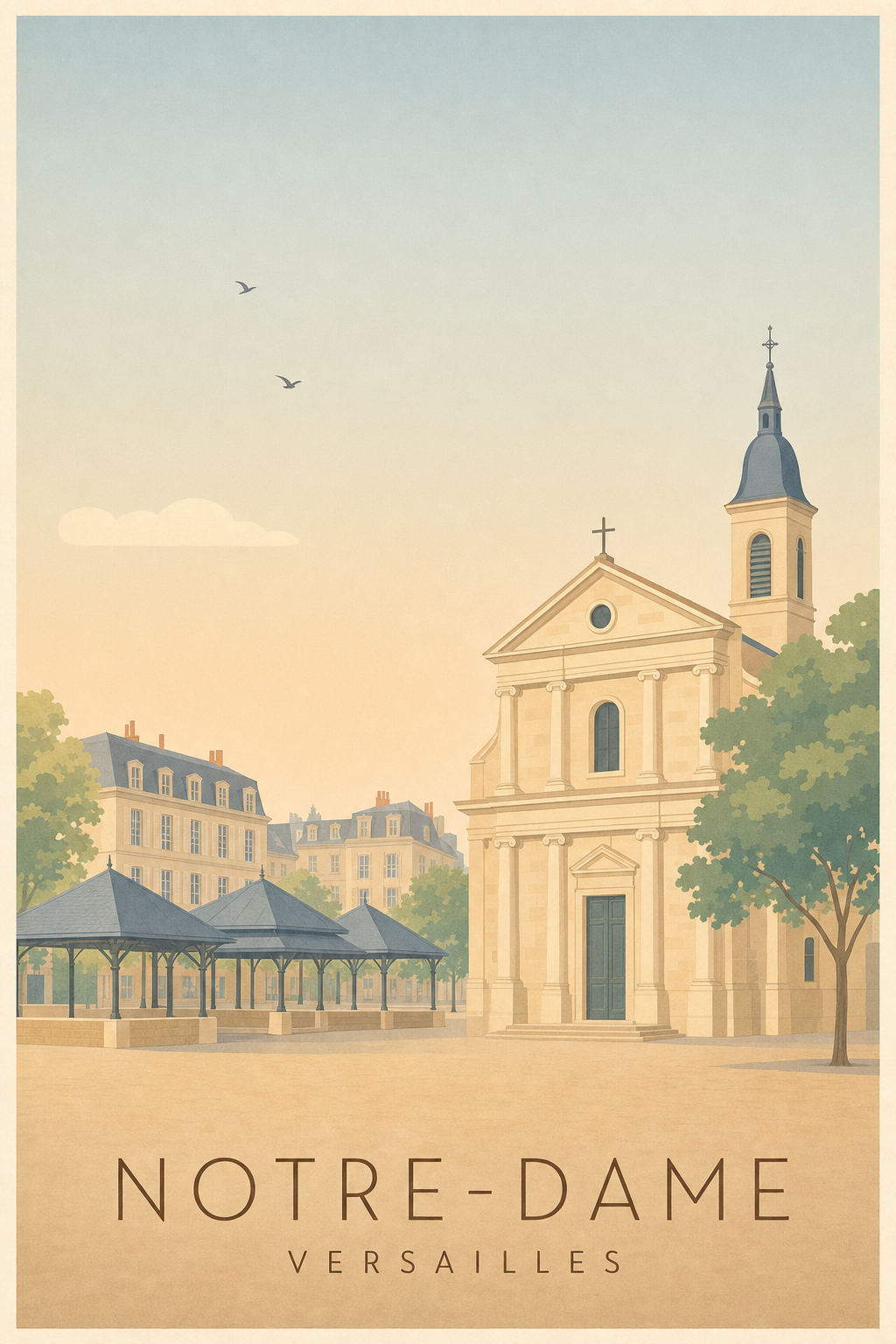 Affiche de Notre-Dame à Versailles