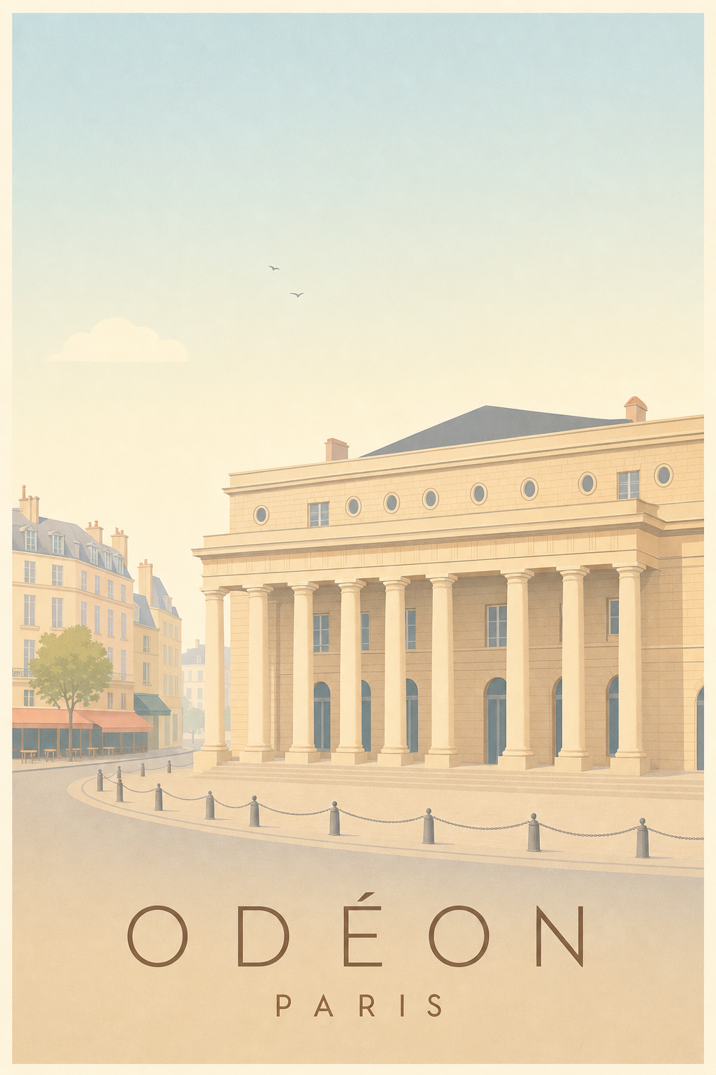 Affiche d'Odéon à Paris