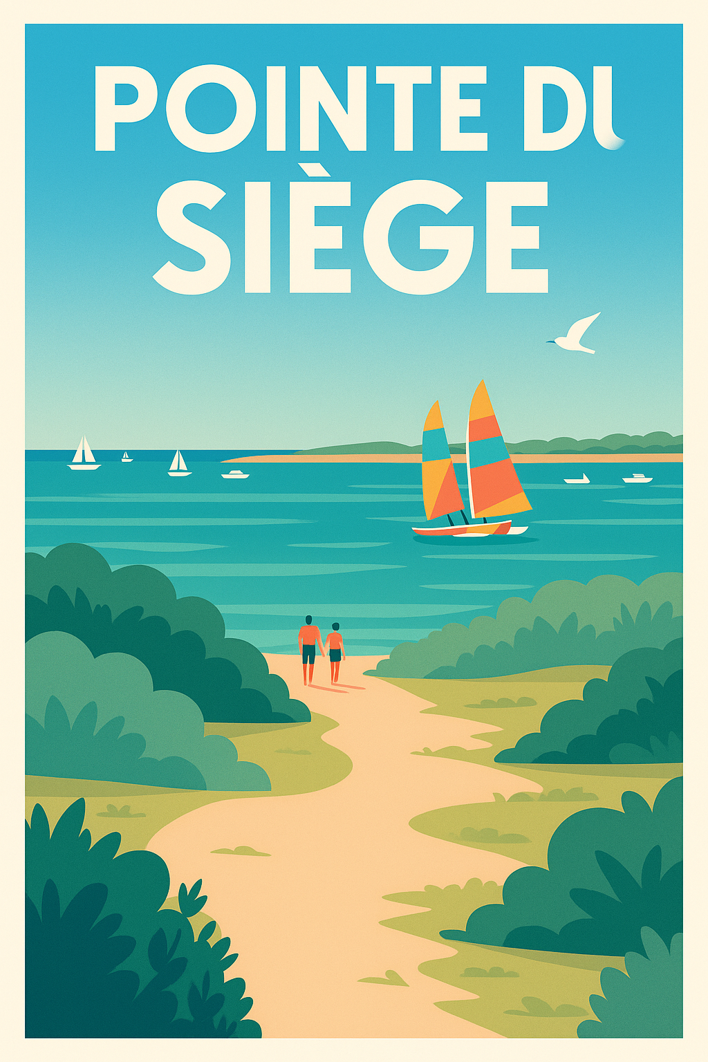 Affiche de Pointe du Siège - L'évasion sauvage entre mer et nature