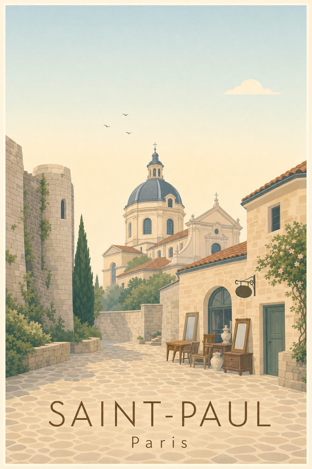 Affiche de Saint-Paul à Paris